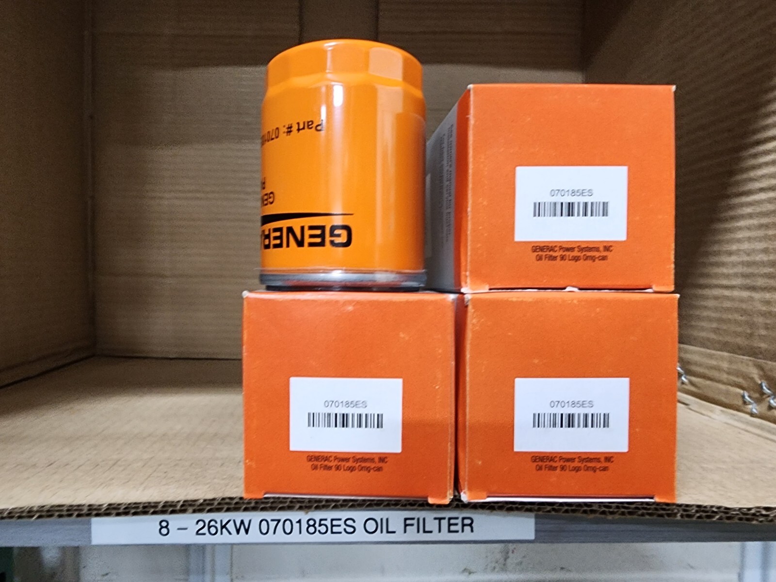 Genuine Generac OEM oil filter 070185ES 070185E 070185 QTY 3 Genuine Generac OEM oil filter 070185ES 070185E 070185 QTY 3