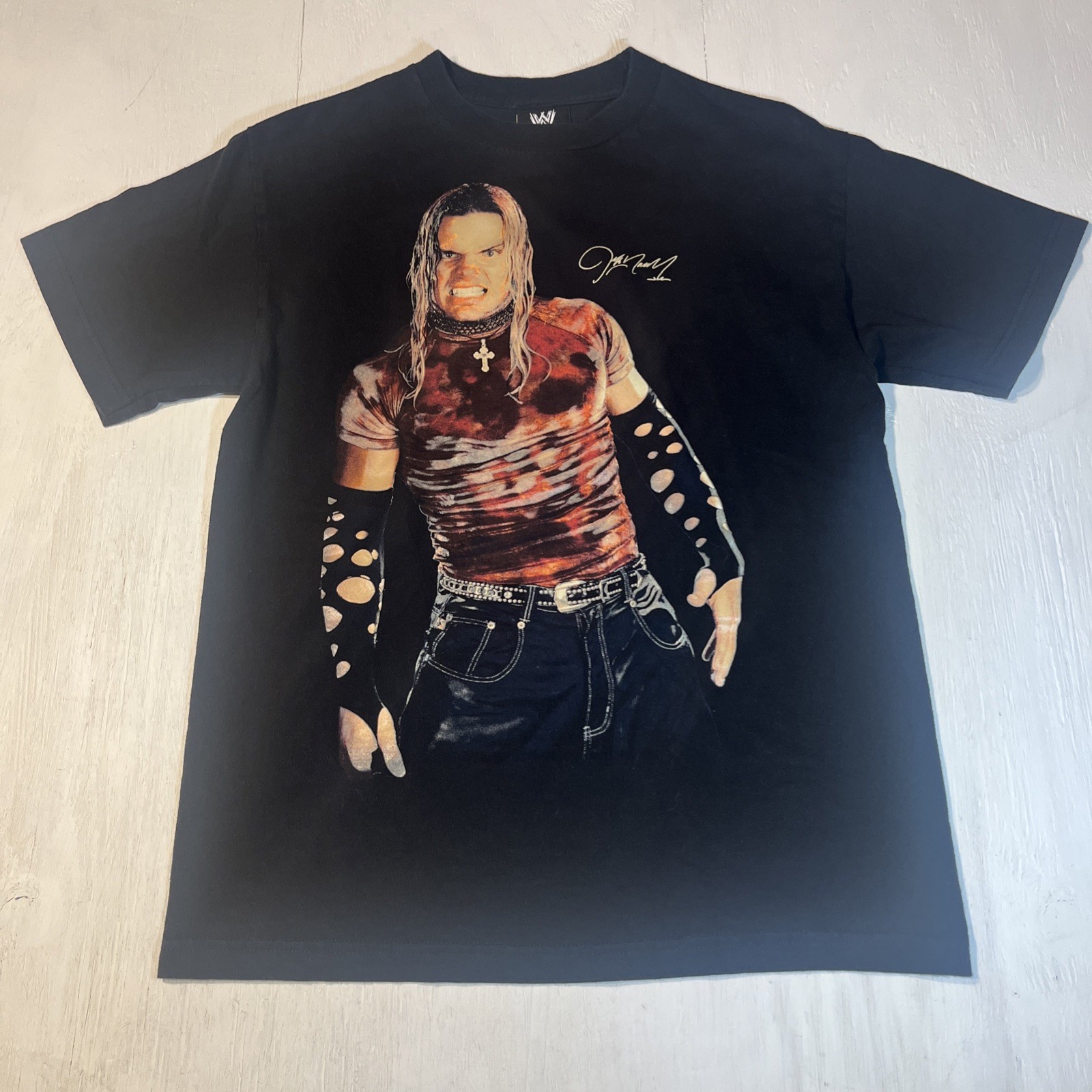 Vintage Jeff Hardy Glow Xpand Your Imagination Wrestling T-Shirt 90s WWF WWE M Vintage Jeff Hardy Glow Xpand Your Imagination Wrestling T-Shirt 90s WWF WWE M