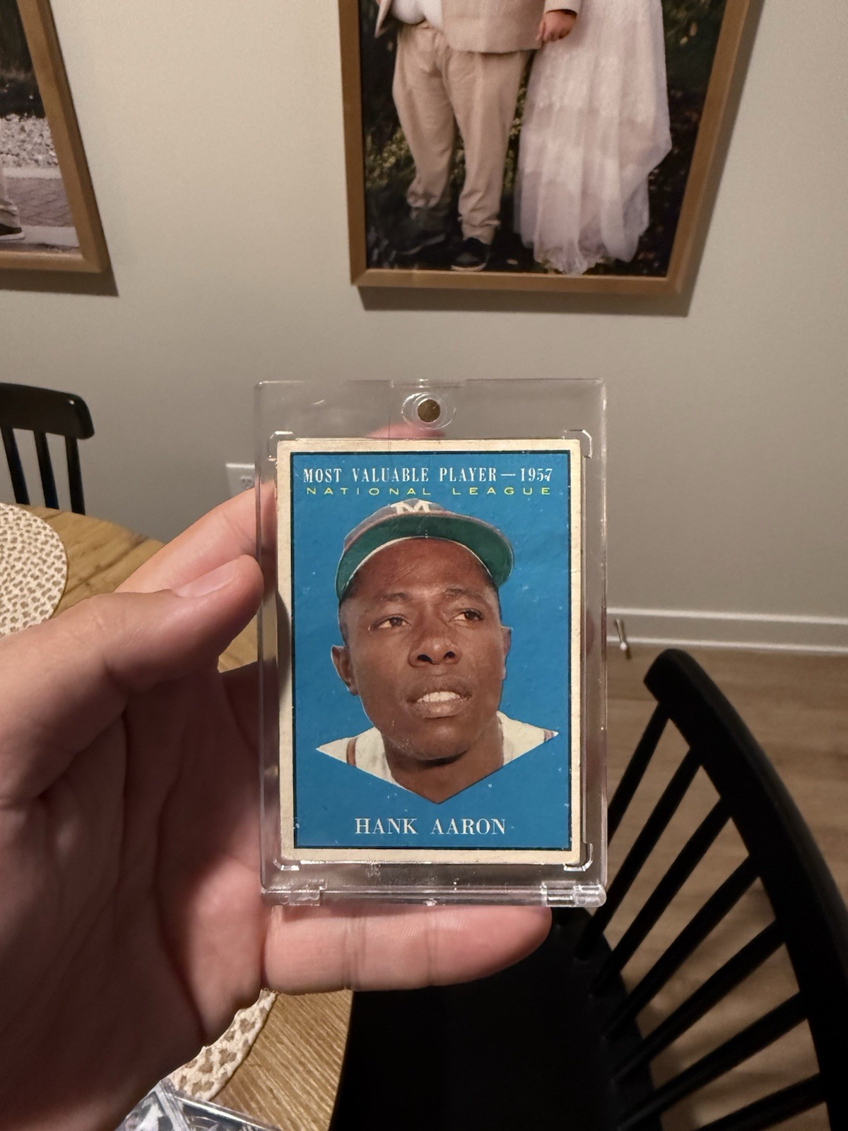 1961 Topps #484 HANK AARON - 1961 Topps #484 HANK AARON -
