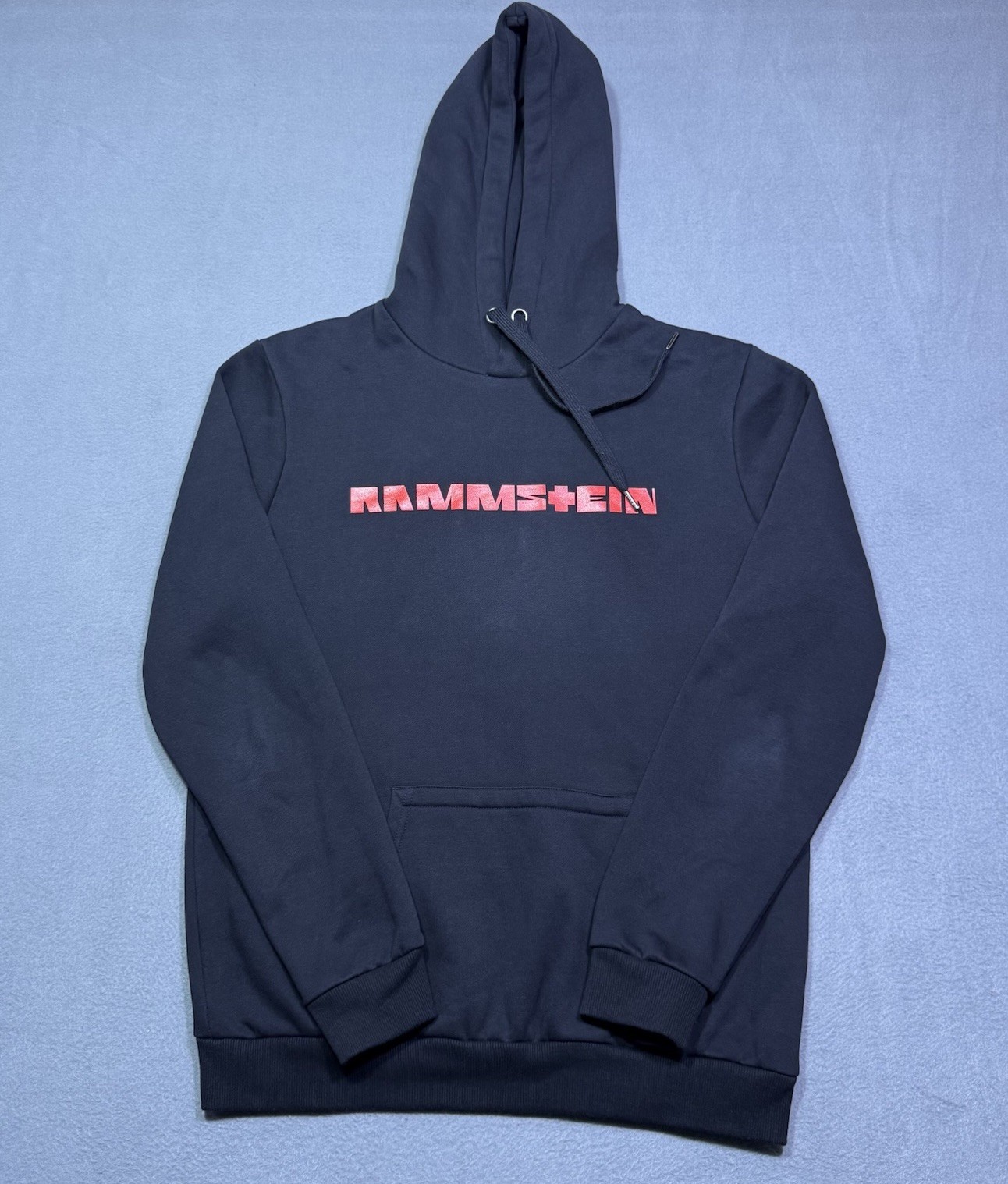 Rammstein Official Merch Hoodie Mens L Black Red Graphic German Metal Pullover Rammstein Official Merch Hoodie Mens L Black Red Graphic German Metal Pullover