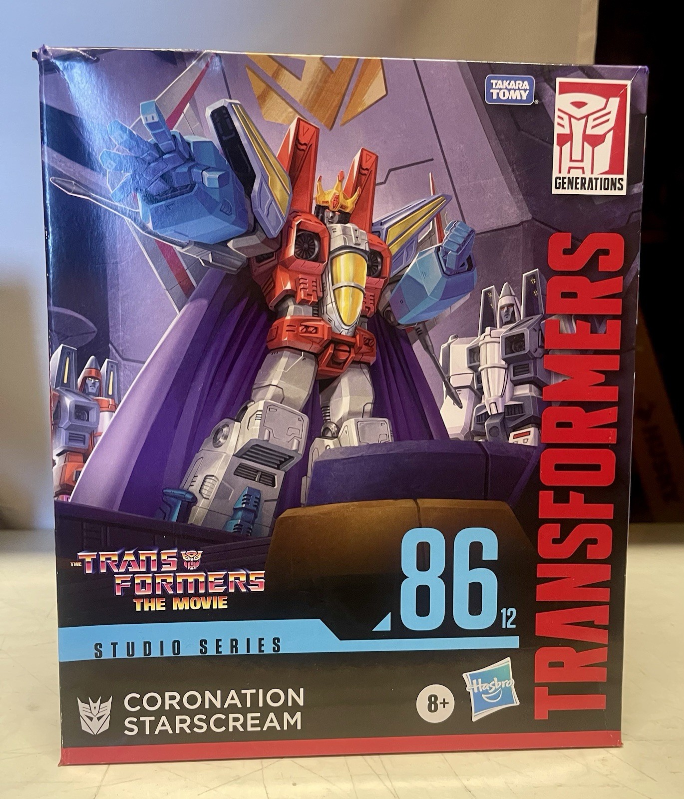 Hasbro Transformers Studio Series 86-12 Coronation Starscream | New in Box Hasbro Transformers Studio Series 86-12 Coronation Starscream | New in Box