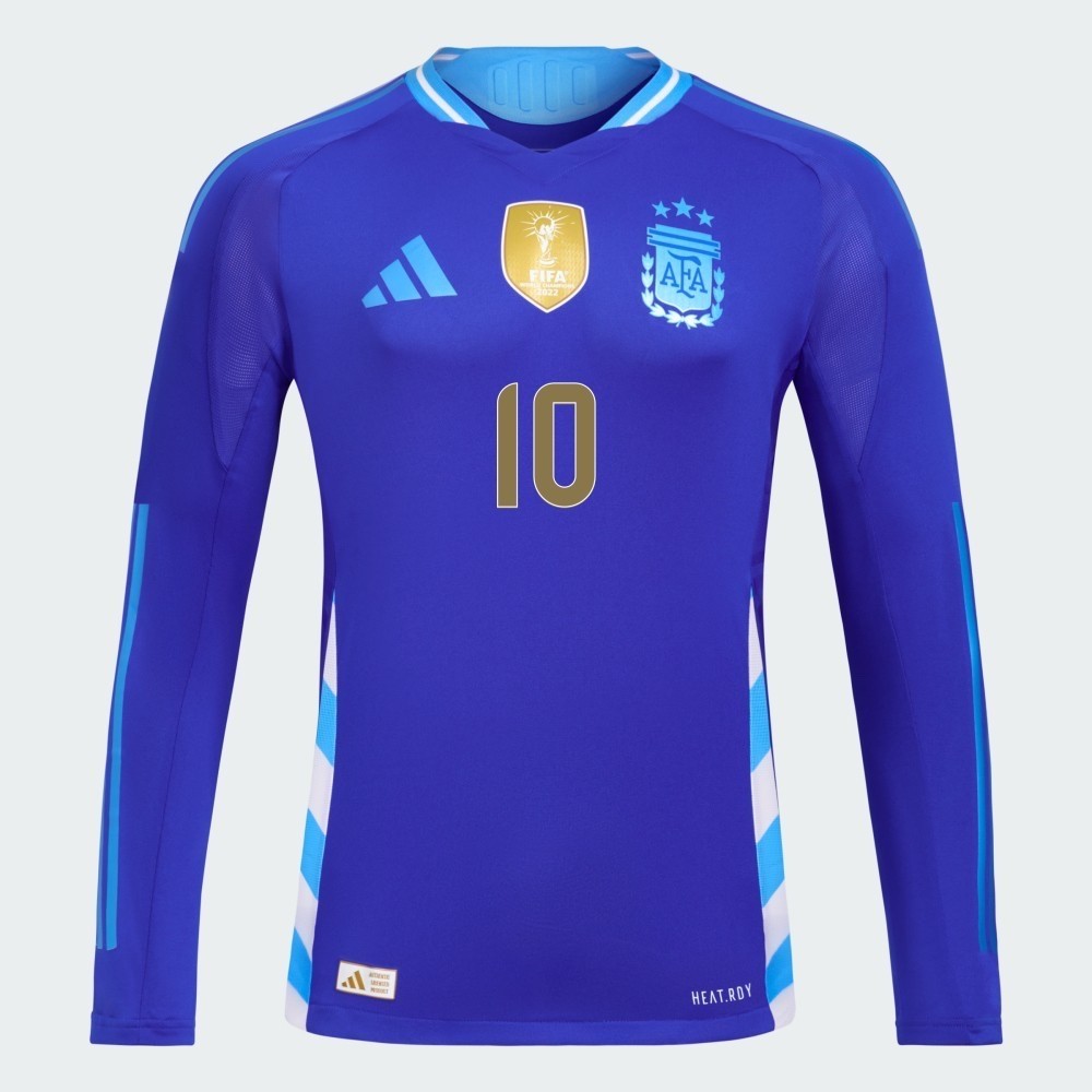 Argentina 25 Away Long Sleeve Jersey Messi - Adidas Original IP8382 - Ask Sizes Argentina 25 Away Long Sleeve Jersey Messi - Adidas Original IP8382 - Ask Sizes