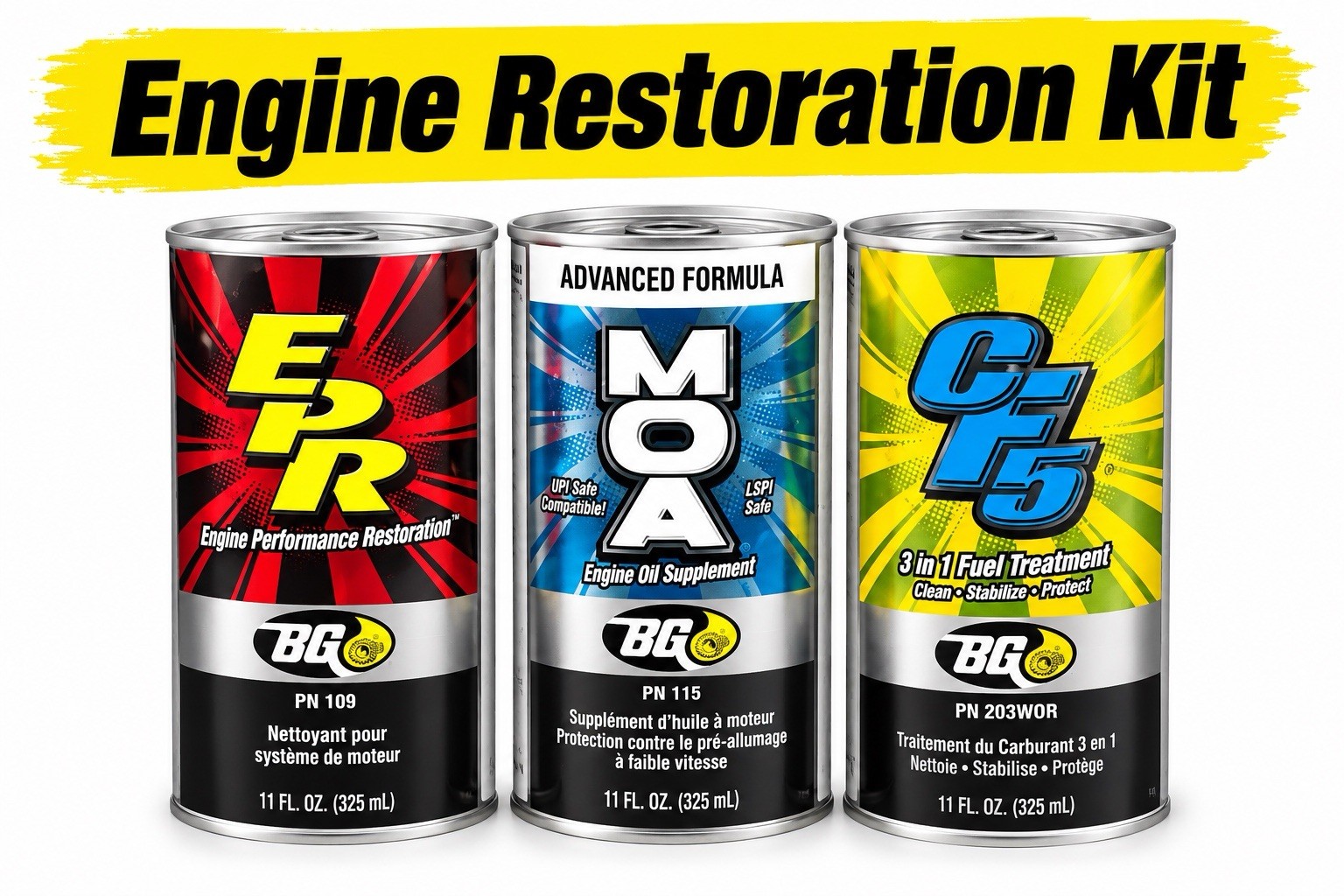 BG EPR, MOA, CF5 Engine Restoration Kit