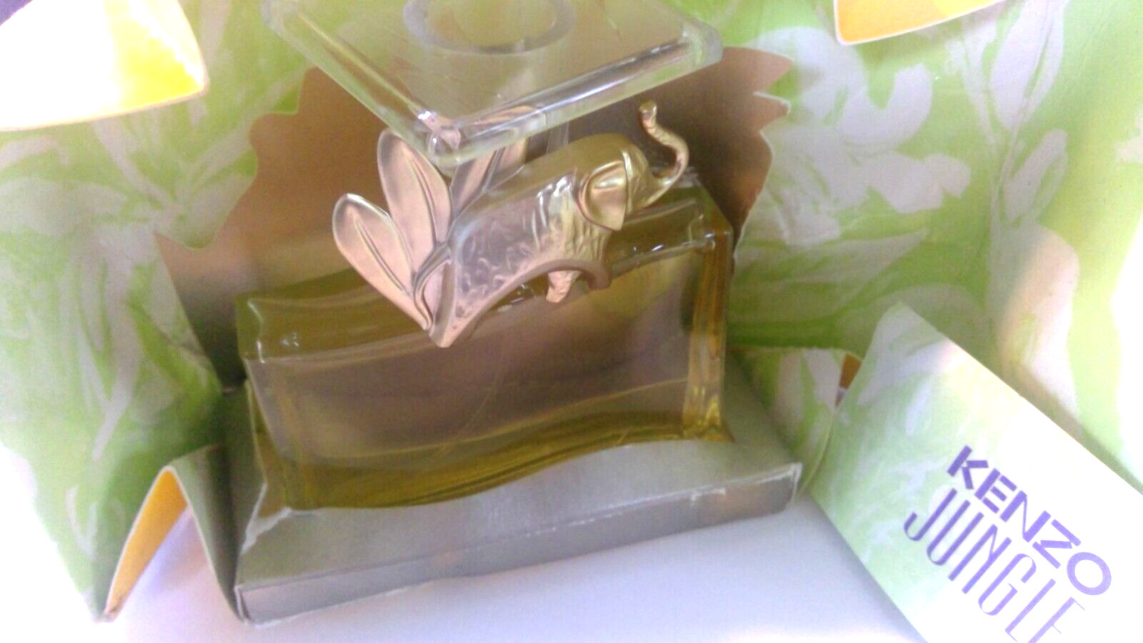 Kenzo Jungle L\'Elephant eau de parfum 50 ml/ 1.7 oz spray. VTG 90\'s BOX Kenzo Jungle L\'Elephant eau de parfum 50 ml/ 1.7 oz spray. VTG 90\'s BOX