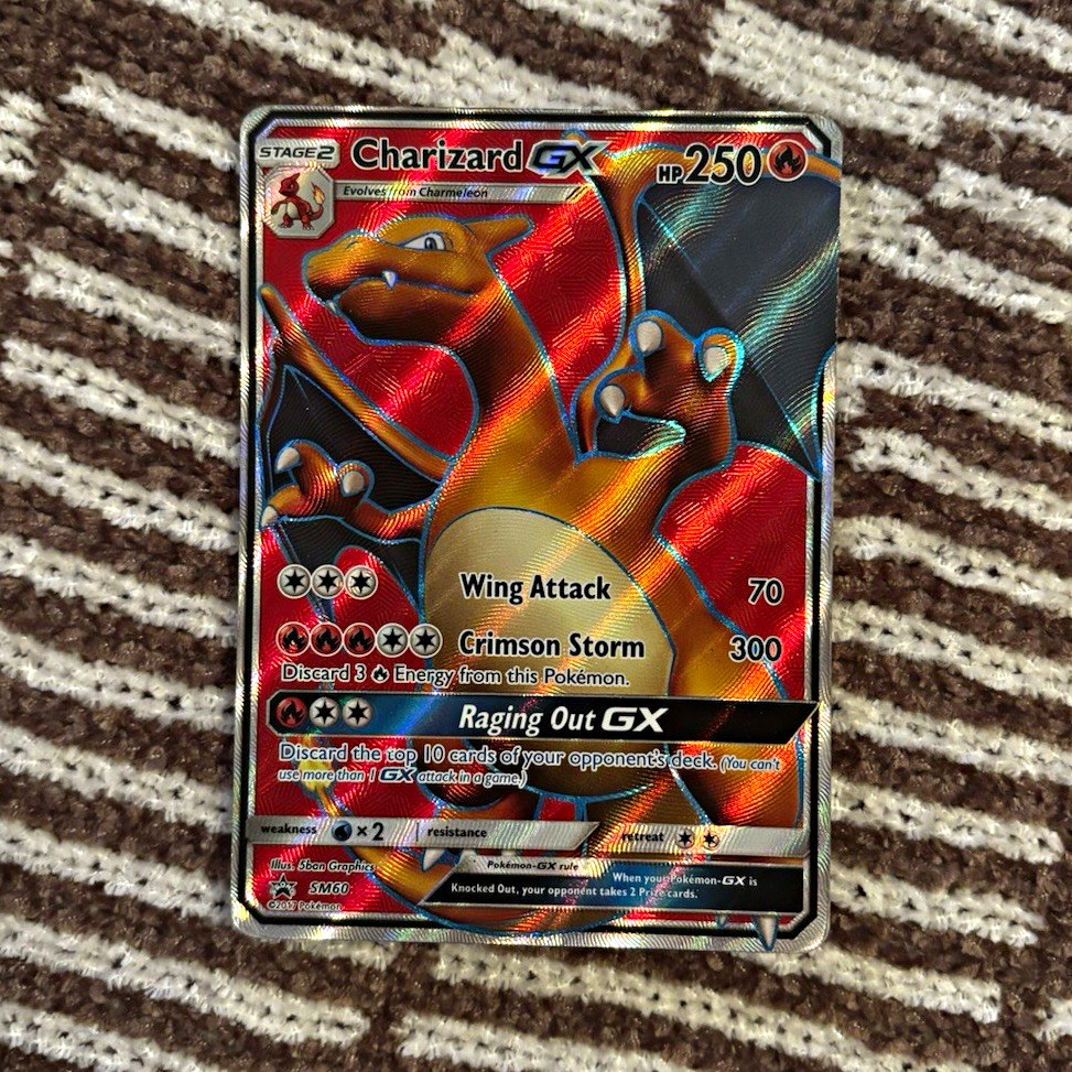 Charizard GX SM60 Pokemon Promos Promo Full Art Holo English 2017 250 HP Charizard GX SM60 Pokemon Promos Promo Full Art Holo English 2017 250 HP