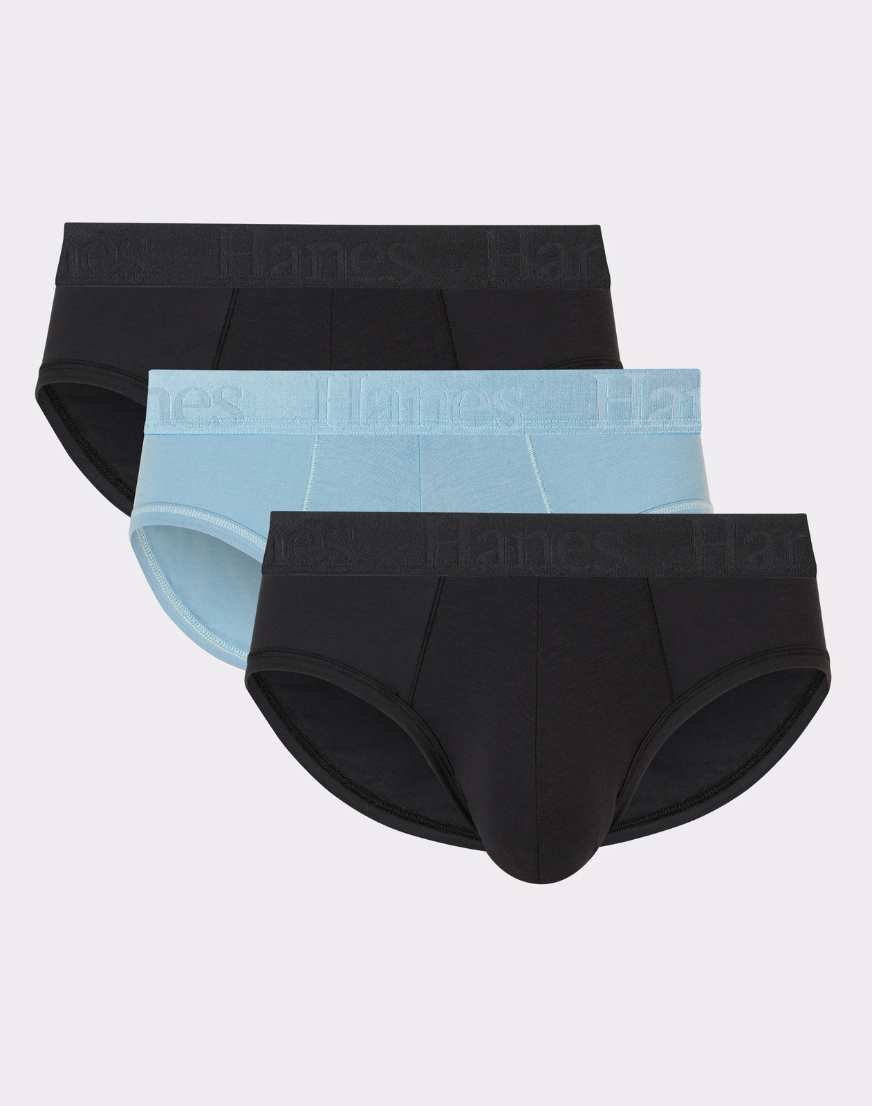 Hanes Originals Ultimate Men\'s SuperSoft Brief Underwear, 3-Pack