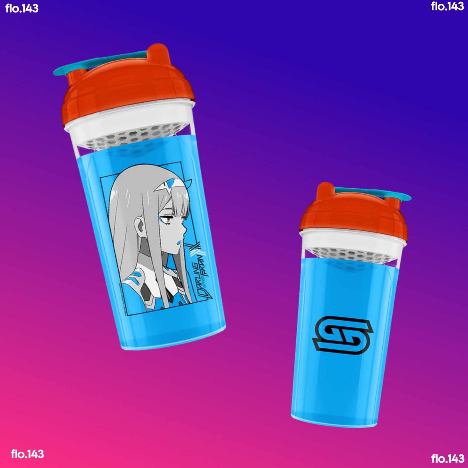 GamerSupps Waifu Cup: DARLING in the FRANXX Shaker & ALL OVER print w/samples GamerSupps Waifu Cup: DARLING in the FRANXX Shaker & ALL OVER print w/samples
