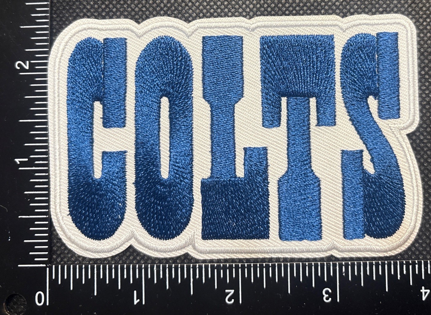 INDIANAPOLIS COLTS NFL FOOTBALL IRON ON EMBROIDERED PATCH SEE PHOTOS