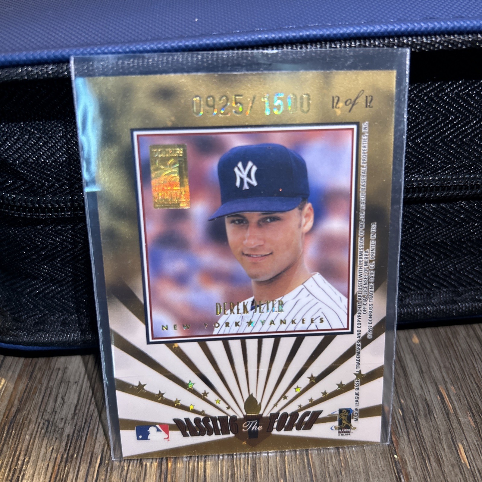 1997 Donruss Elite PASSING THE TORCH 283/1500 OZZIE SMITH/DEREK JETER #12 HOF 1997 Donruss Elite PASSING THE TORCH 283/1500 OZZIE SMITH/DEREK JETER #12 HOF