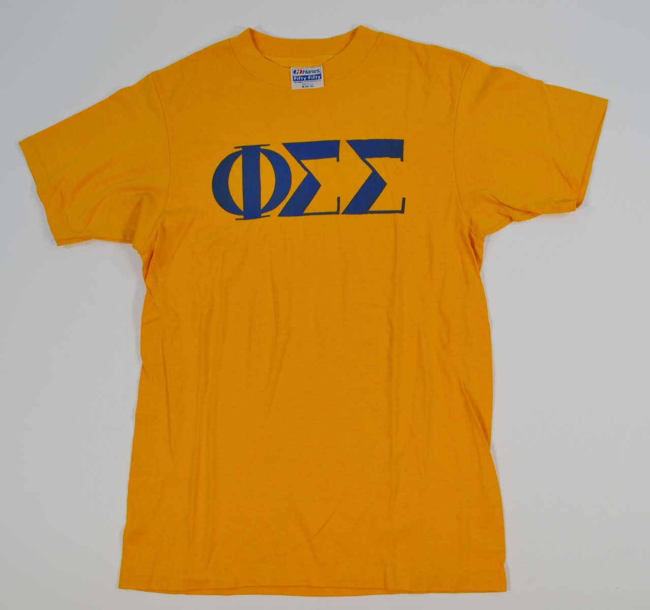 Vintage Phi Sigma Sigma 80\'s 90\'s Sorority Greek Shirt Single Stitch Orange Blue Vintage Phi Sigma Sigma 80\'s 90\'s Sorority Greek Shirt Single Stitch Orange Blue