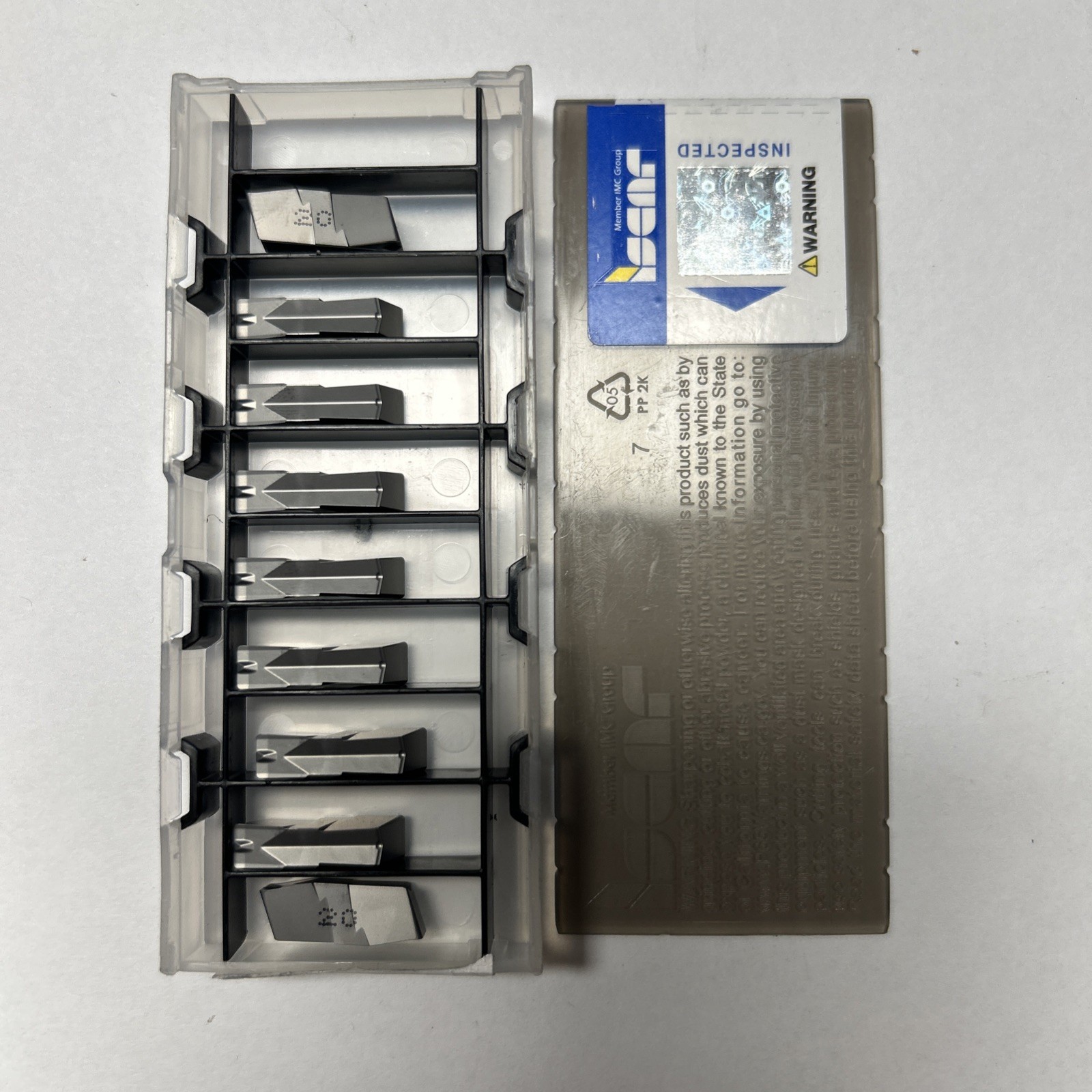 Qty 9 Iscar GIP 4.78E-0.55 6400908 IC20 Grade Carbide Grooving Inserts