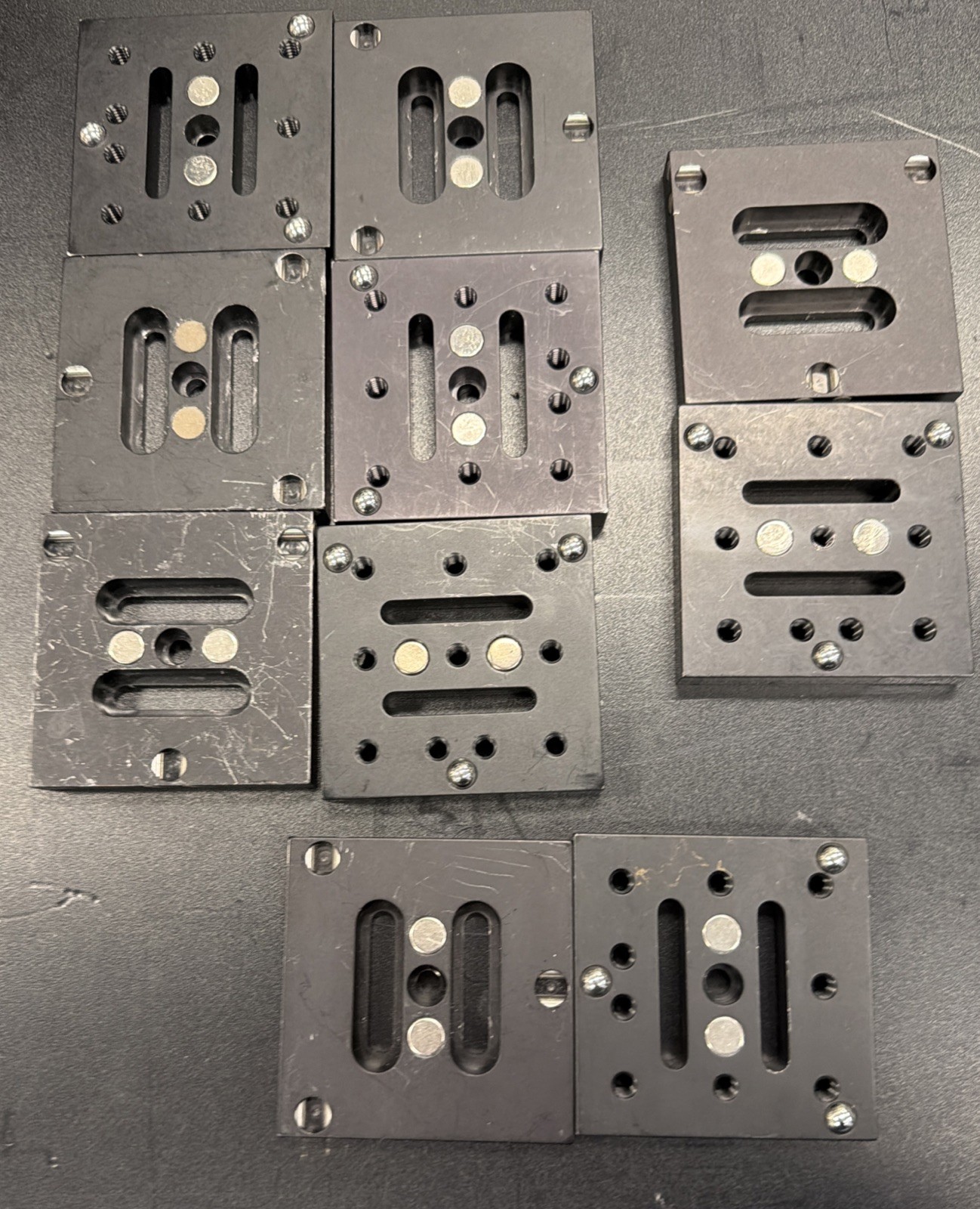 5 Thorlabs KB3X3 Magnetic Kinematic Base Set 3x3 Optical Mounting Plate Lot