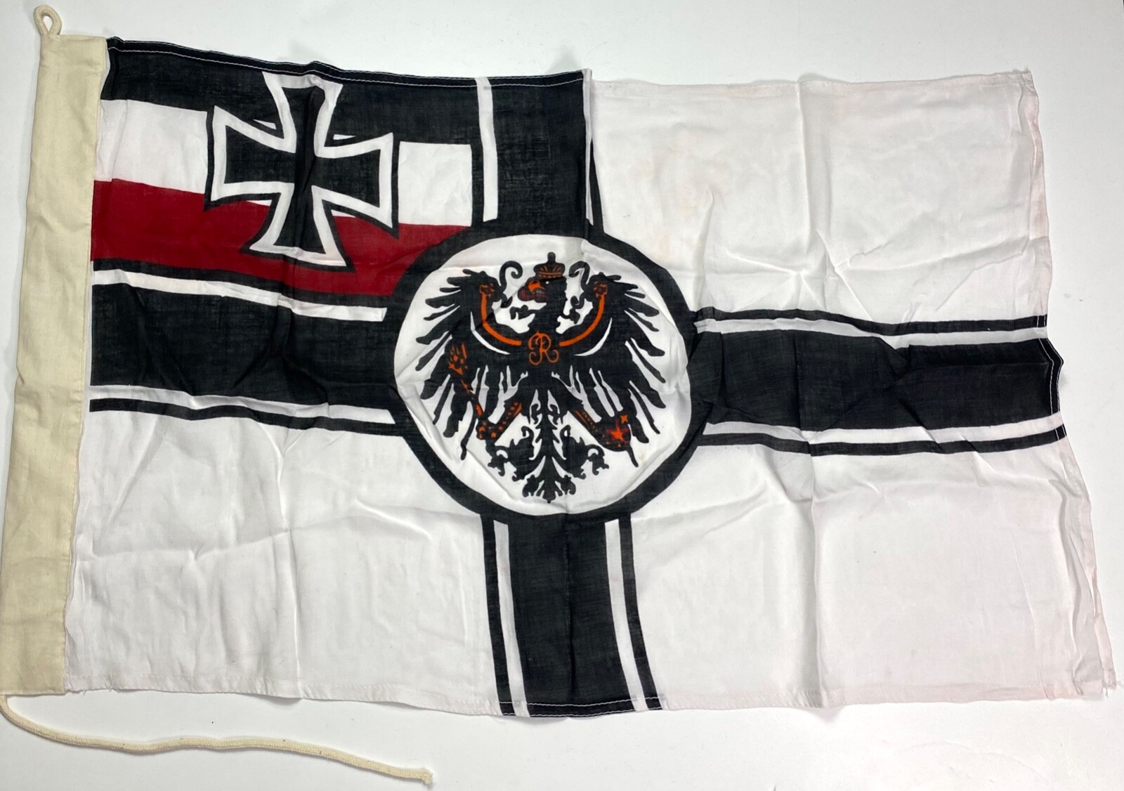 WWI IMPERIAL GERMAN ARMY BATTLE FLAG- SIZE 2X3 WWI IMPERIAL GERMAN ARMY BATTLE FLAG- SIZE 2X3