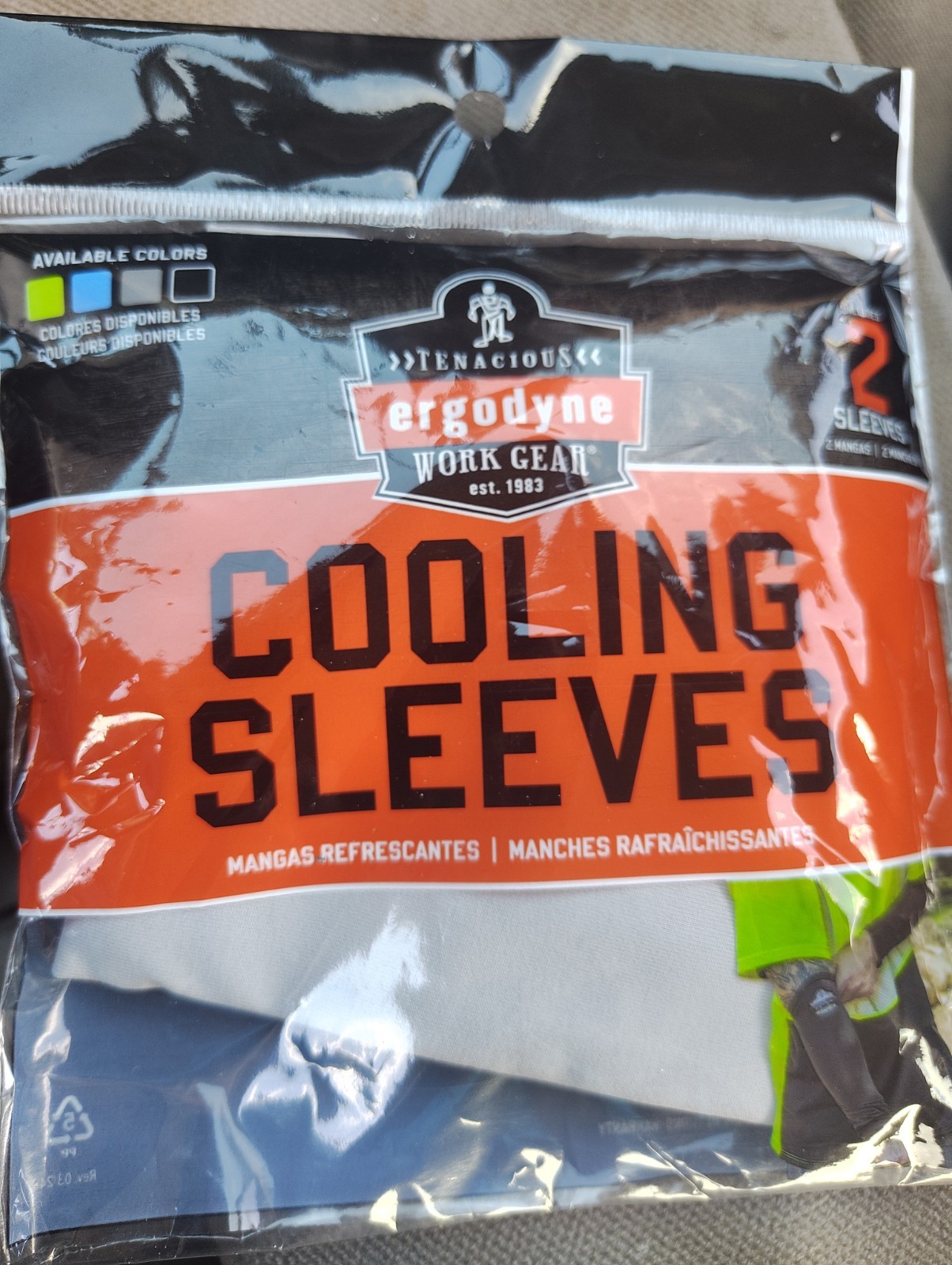 Lot 3 -Pack Ergodyne Chill-Its 6690 Cooling Arm Sleeves – Medium Gray – NEW Lot 3 -Pack Ergodyne Chill-Its 6690 Cooling Arm Sleeves – Medium Gray – NEW
