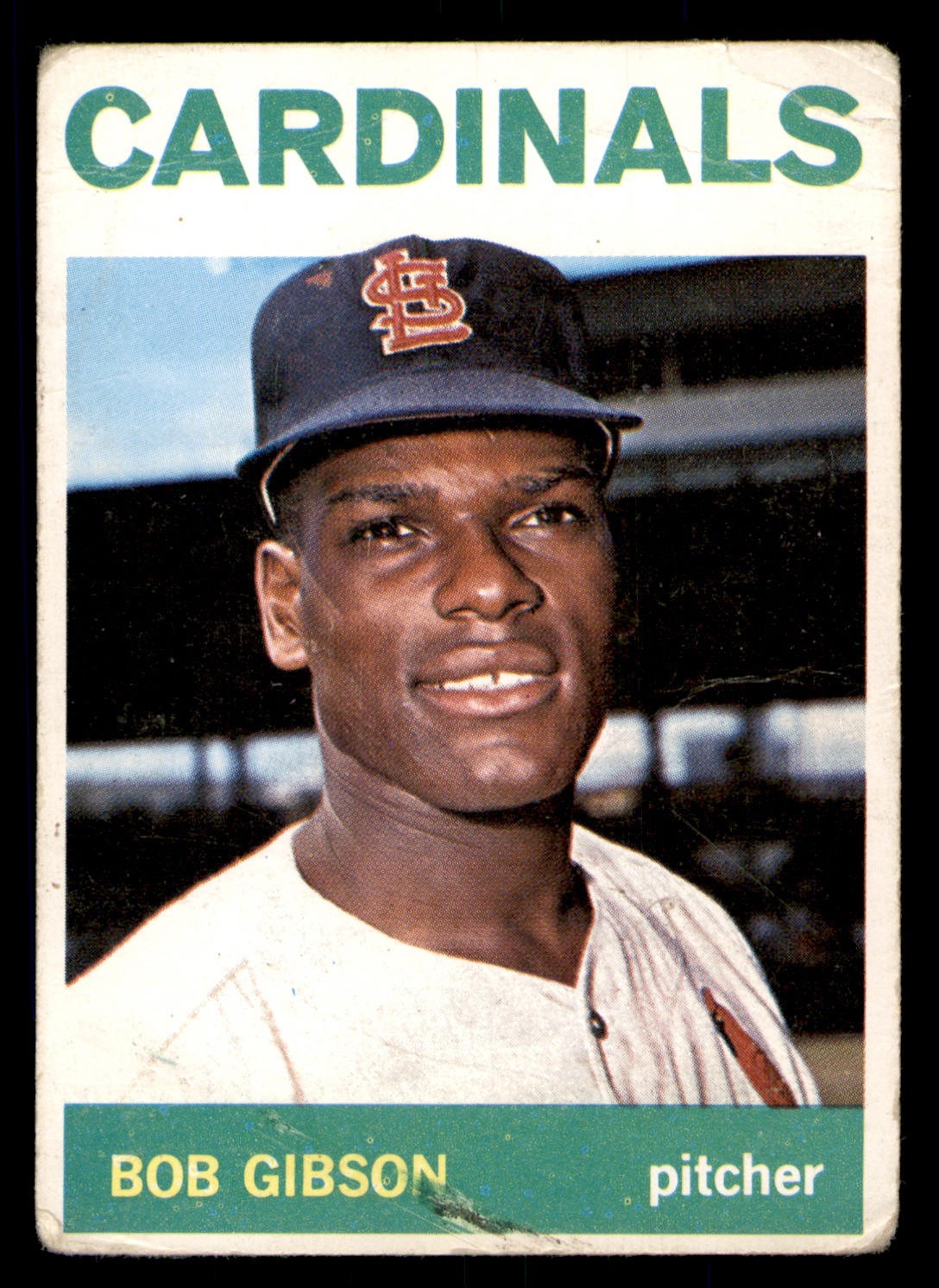 1964 Topps #460 Bob Gibson St. Louis Cardinals (see pics) 1964 Topps #460 Bob Gibson St. Louis Cardinals (see pics)