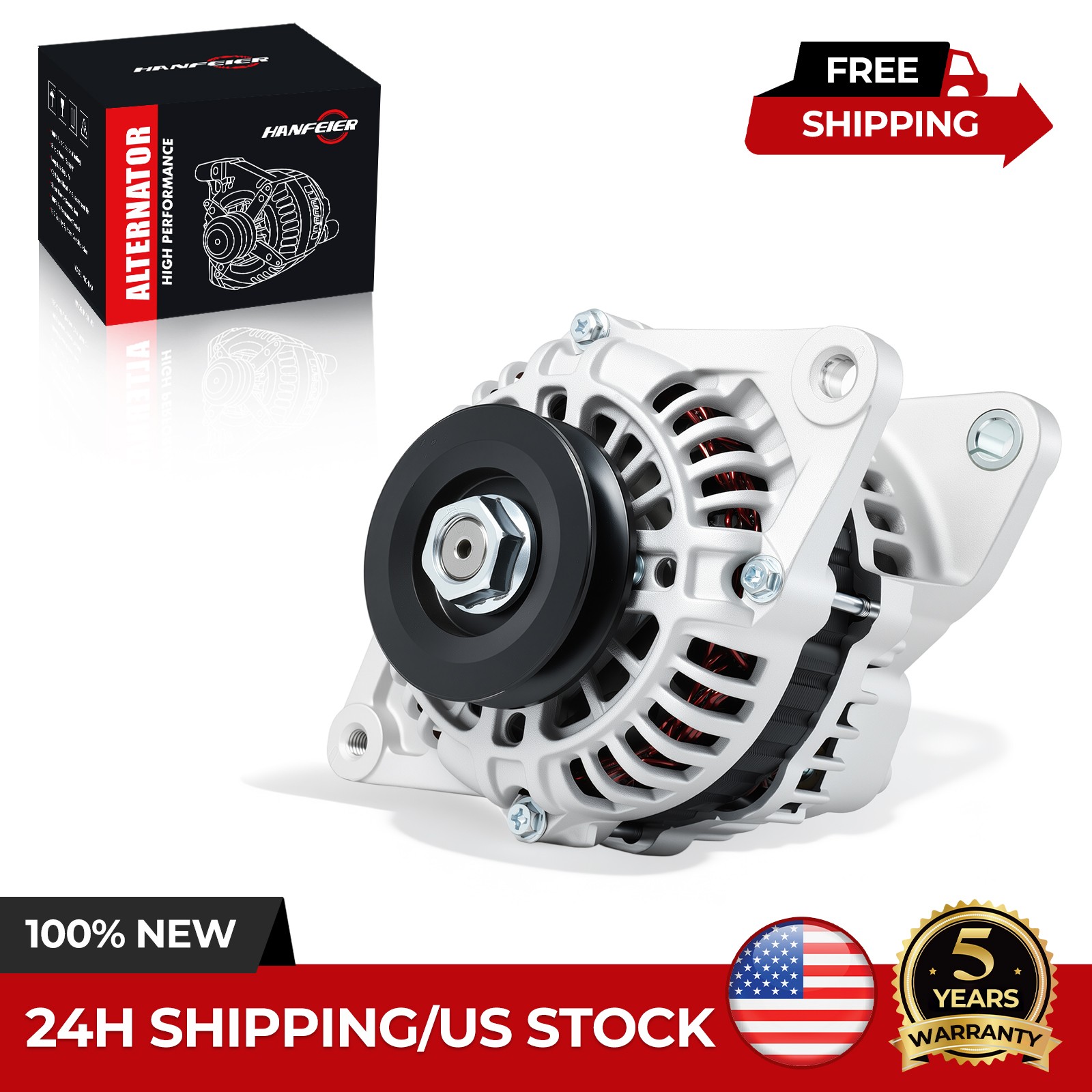Alternator A5TA8277 For Kubota Caterpillar A5TA8277A 23992 80A 12V A005TA8277A