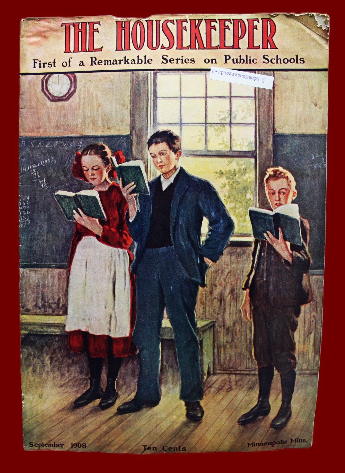 THE HOUSEKEEPER MAGAZINE SEPTEMBER 1908 WOMENS FASHIONS HOMEMAKING  PULP FICTION