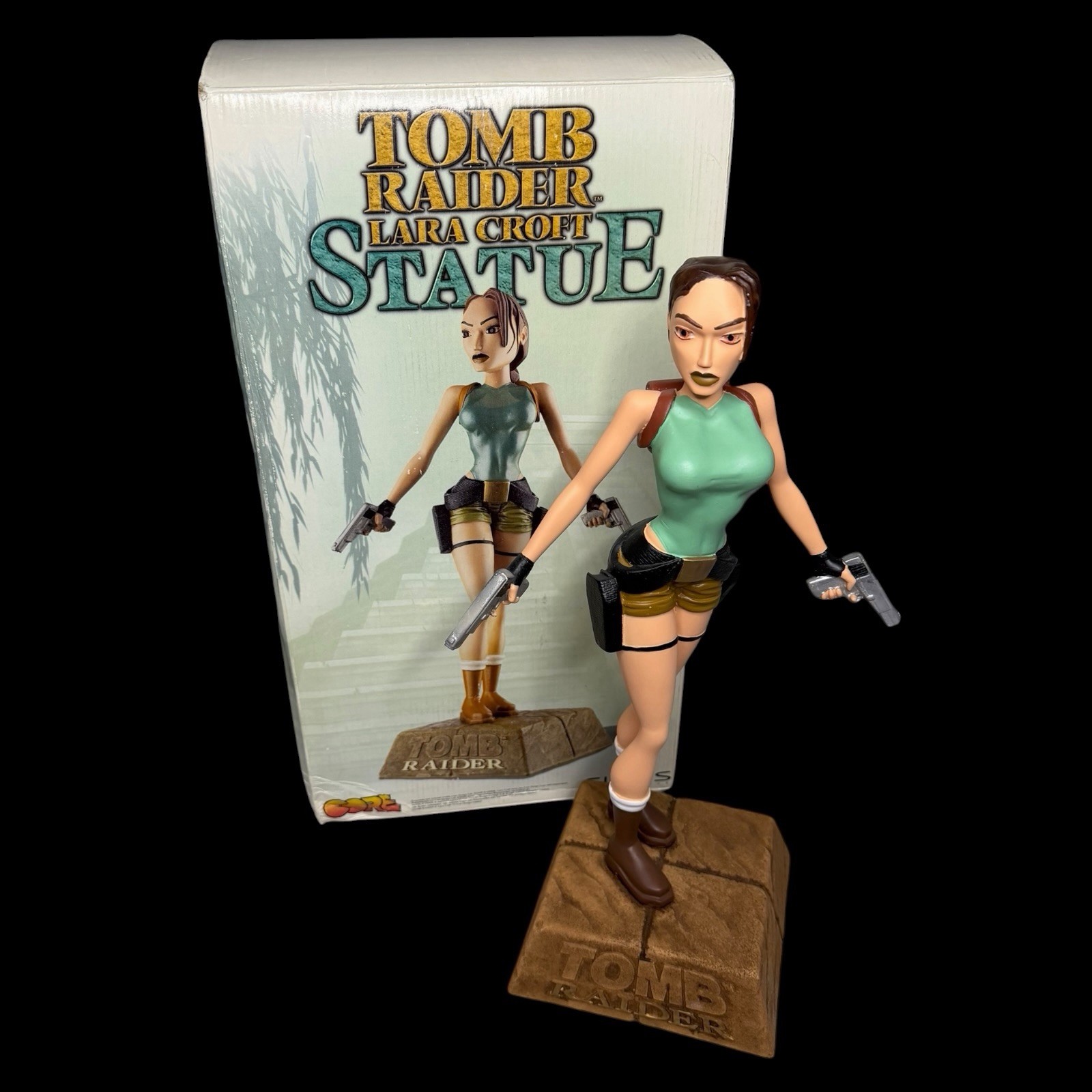 Vintage 1996 Tomb Raider Lara Croft 15” Statue Figure CORE Eidos w/ Box Vintage 1996 Tomb Raider Lara Croft 15” Statue Figure CORE Eidos w/ Box