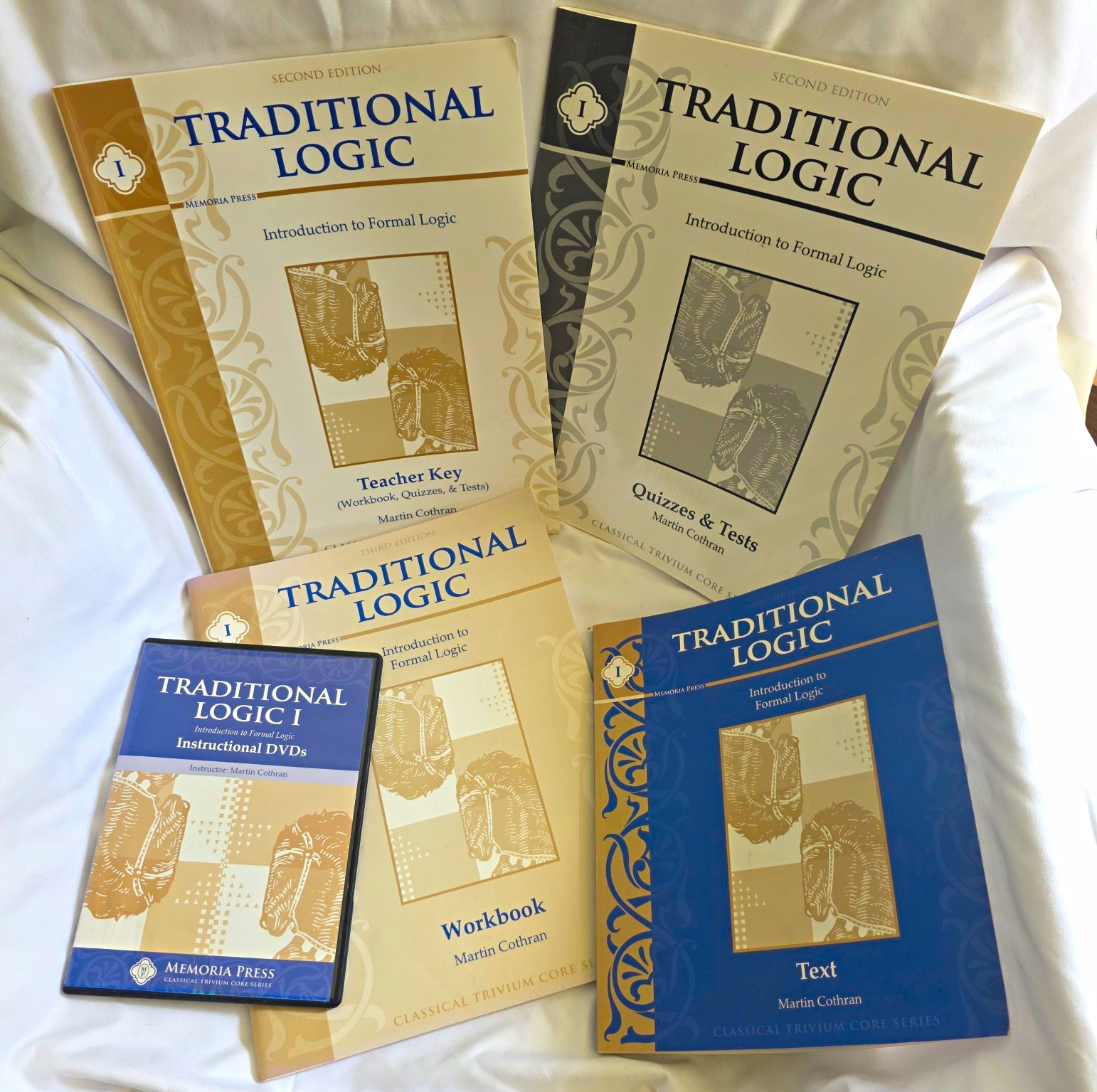 Memoria Press Traditional Logic I 2nd Ed Set Text/Workbook/Key Quizzes & DVD Memoria Press Traditional Logic I 2nd Ed Set Text/Workbook/Key Quizzes & DVD