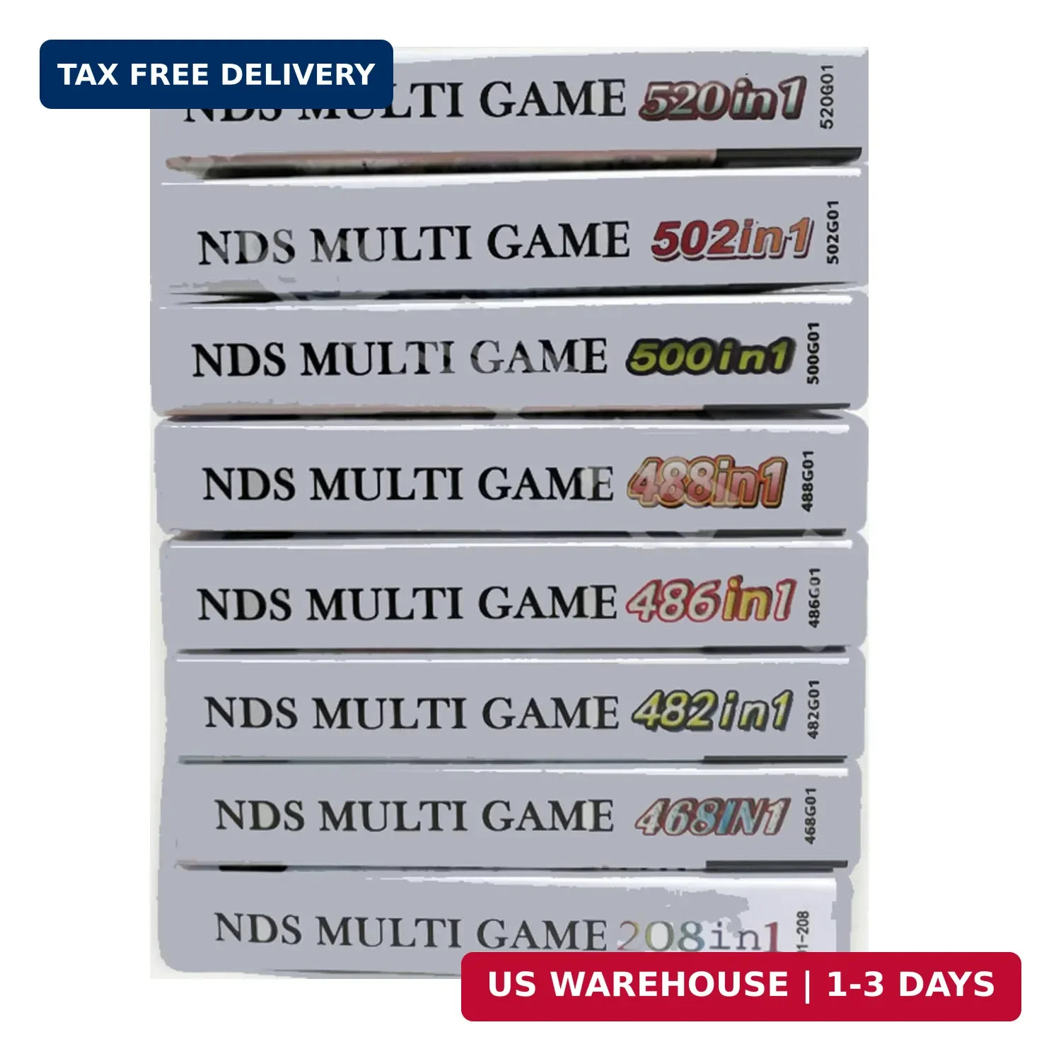 482 In 1 Multi Cart Video Games Cartridge For DS 3DS 2DS NDSI NDSL
