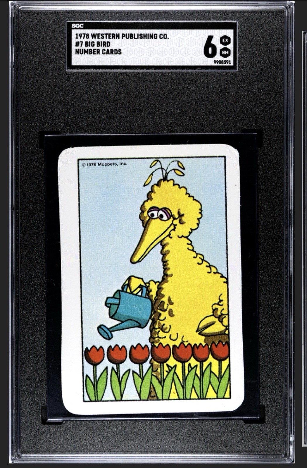 *Rare 1978 SESAME STREET Number 7 Card Big Bird Rookie Card SGC 6 Sharp *Rare 1978 SESAME STREET Number 7 Card Big Bird Rookie Card SGC 6 Sharp