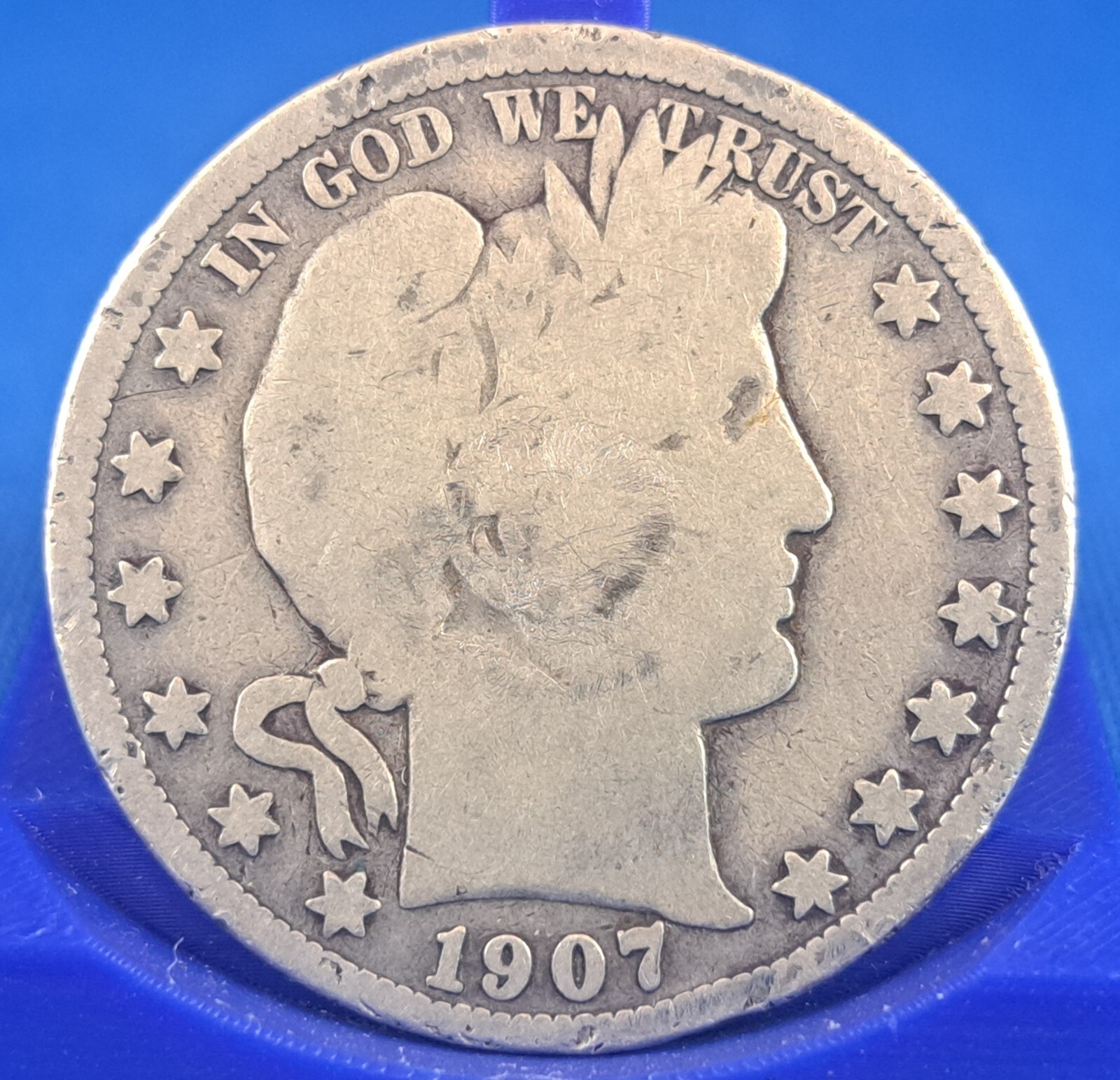 1907 D 50C Barber Half Dollar 1907 D 50C Barber Half Dollar