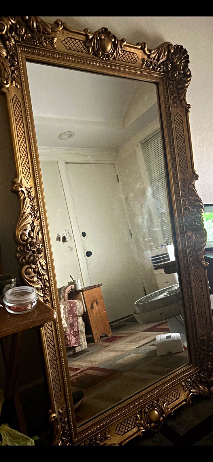 Perfect shape Vintage Hollywood Regency mirror 58 Perfect shape Vintage Hollywood Regency mirror 58