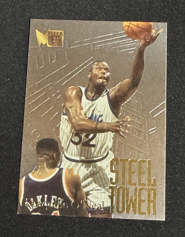 1995-96 Fleer Metal - Shaquille O\'Neal Steel Tower #7 of 10