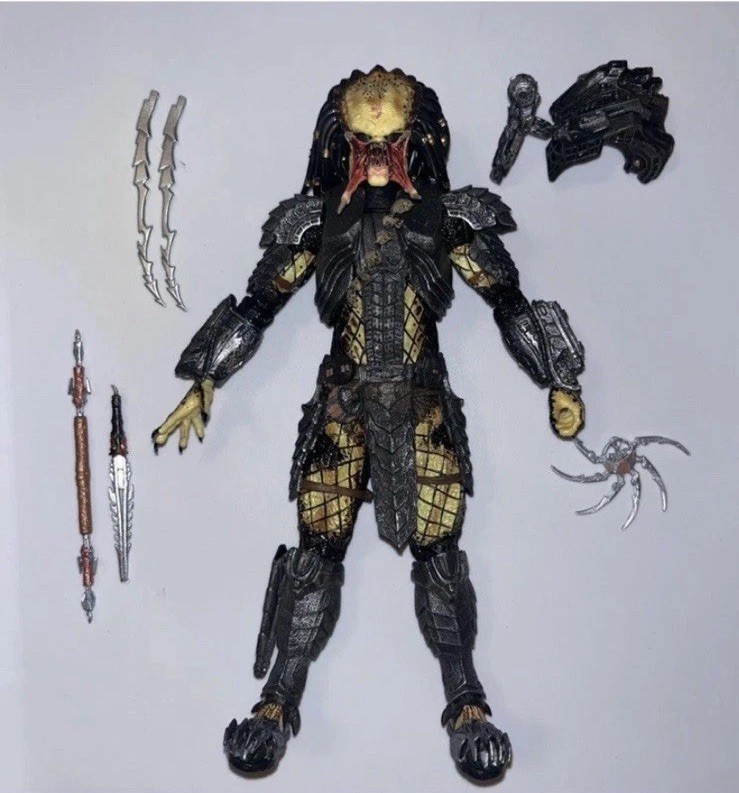 Authentic NECA AVP Scar Unmasked Predator Series 14 7\