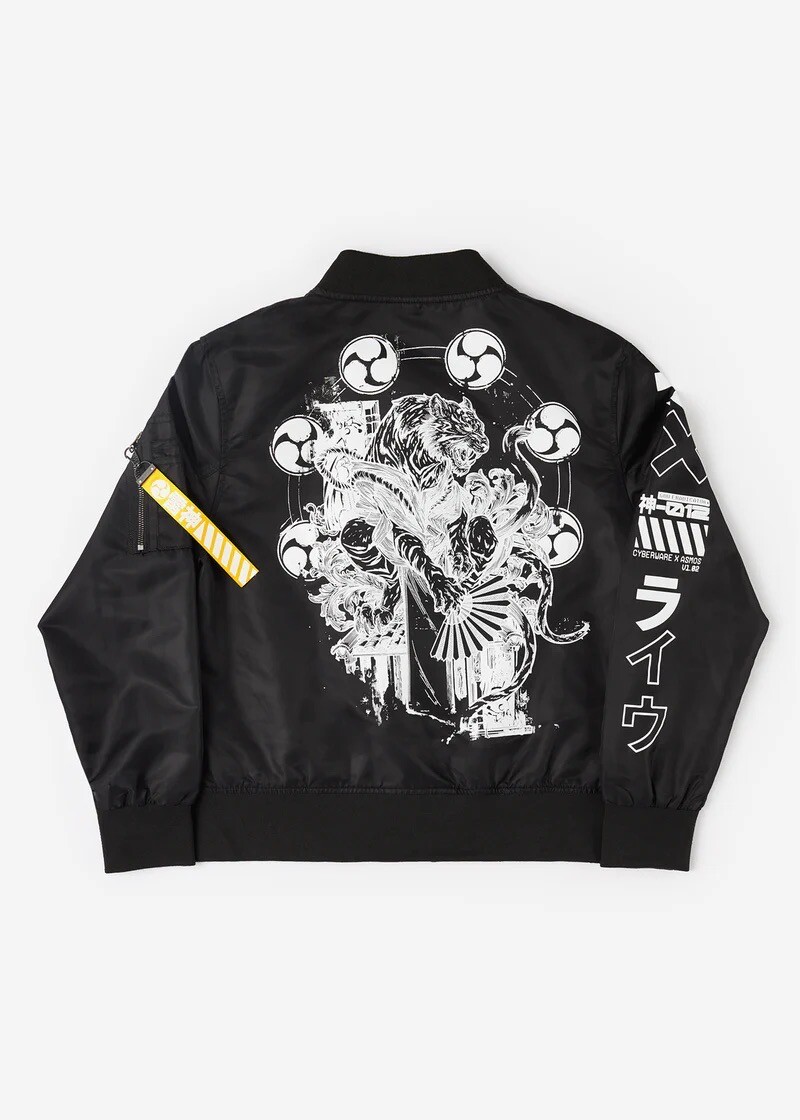 Bosuman Raijin Bomber Jacket Premium Japanese Anime Streetwear