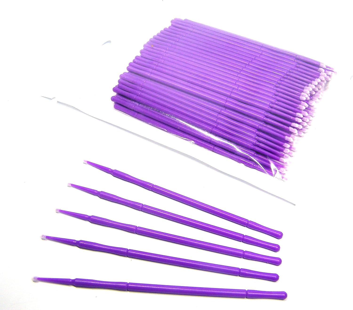 100 1.5Mm Fine Touch up Micro Brush Applicator for Detail Painting, Cleaning, G 100 1.5Mm Fine Touch up Micro Brush Applicator for Detail Painting, Cleaning, G