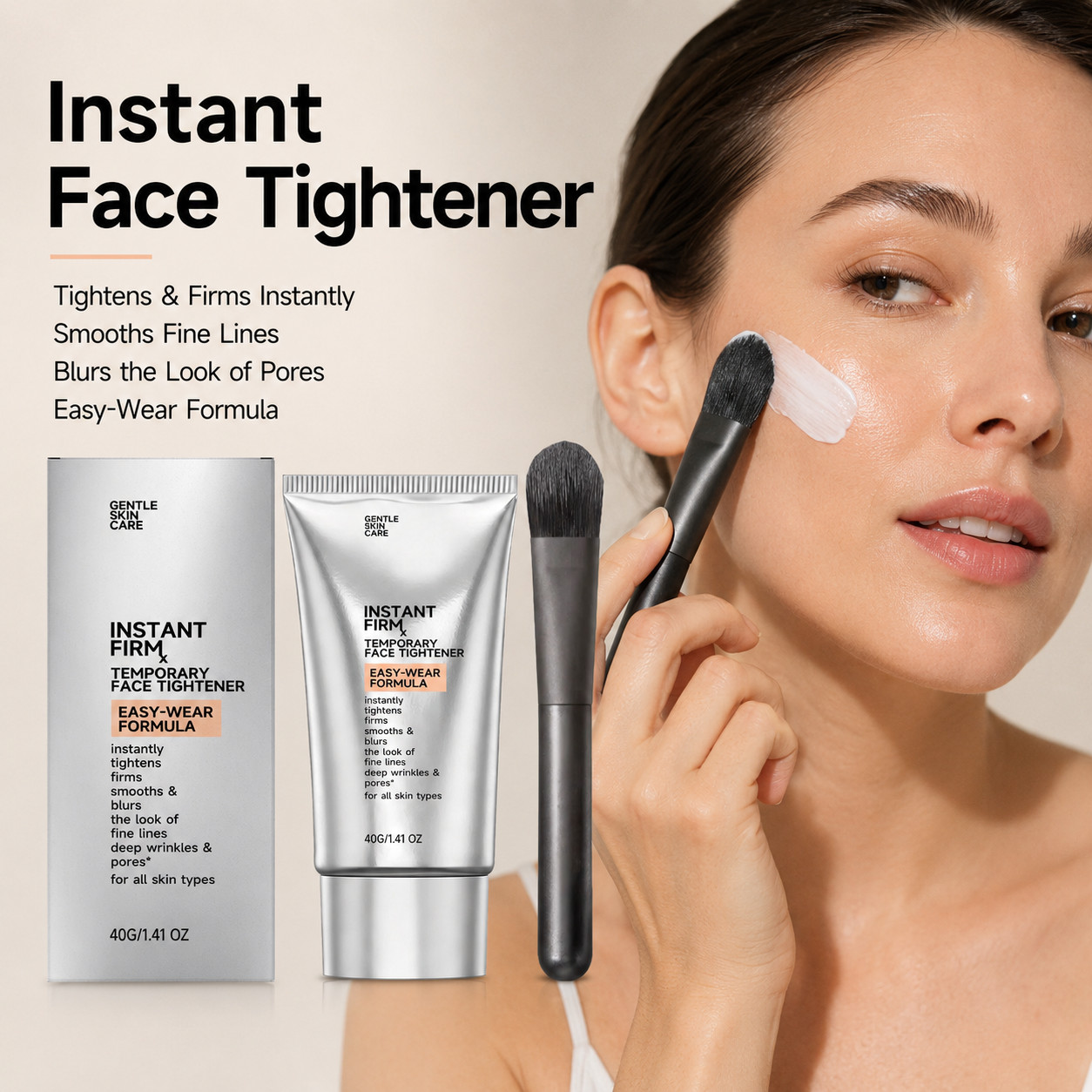 Peter Thomas Roth Instant FIRMx Temporary Face Tightener Wrinkles 40ml w/Brush