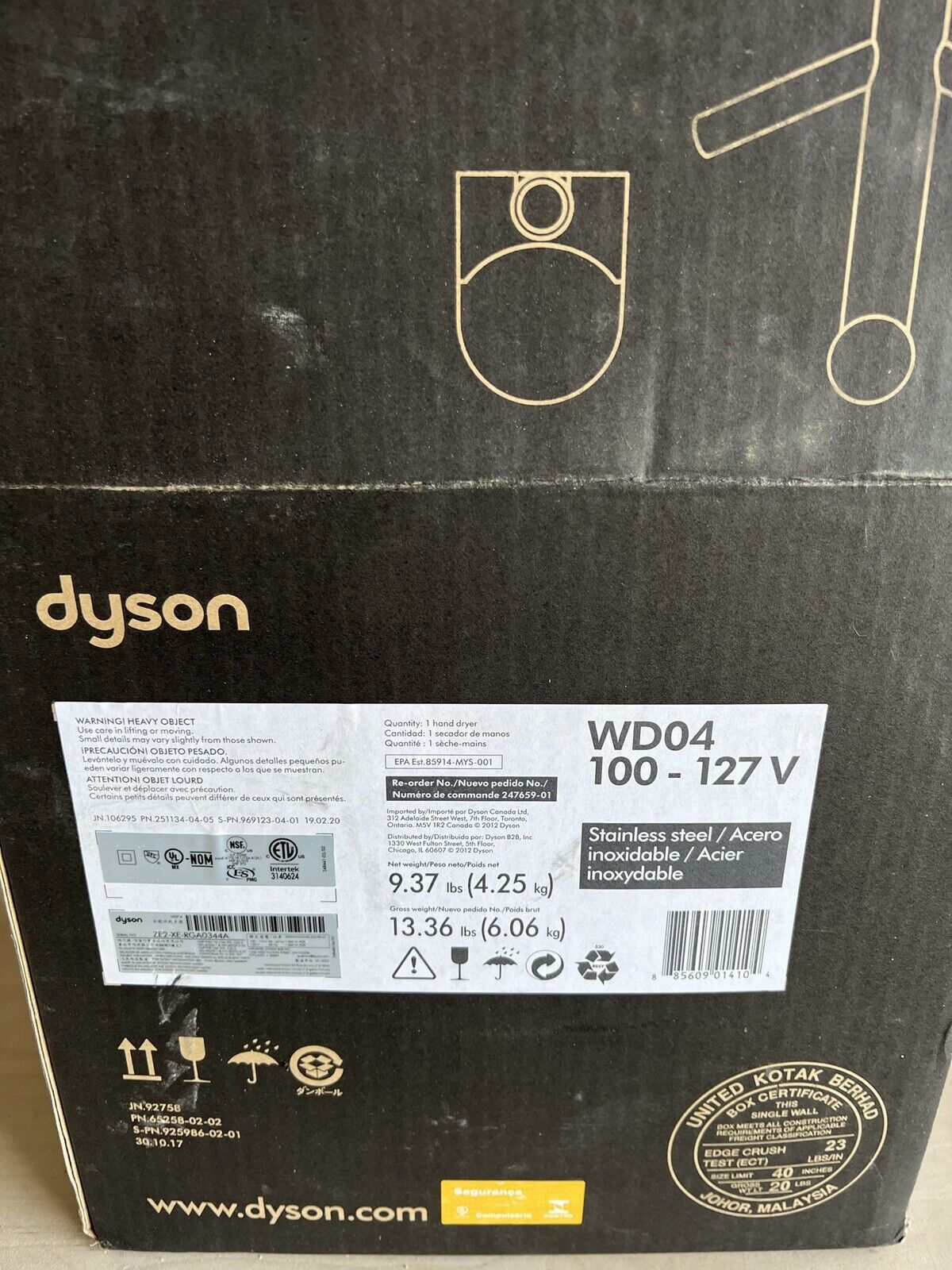 WD04 Dyson 125vac 
