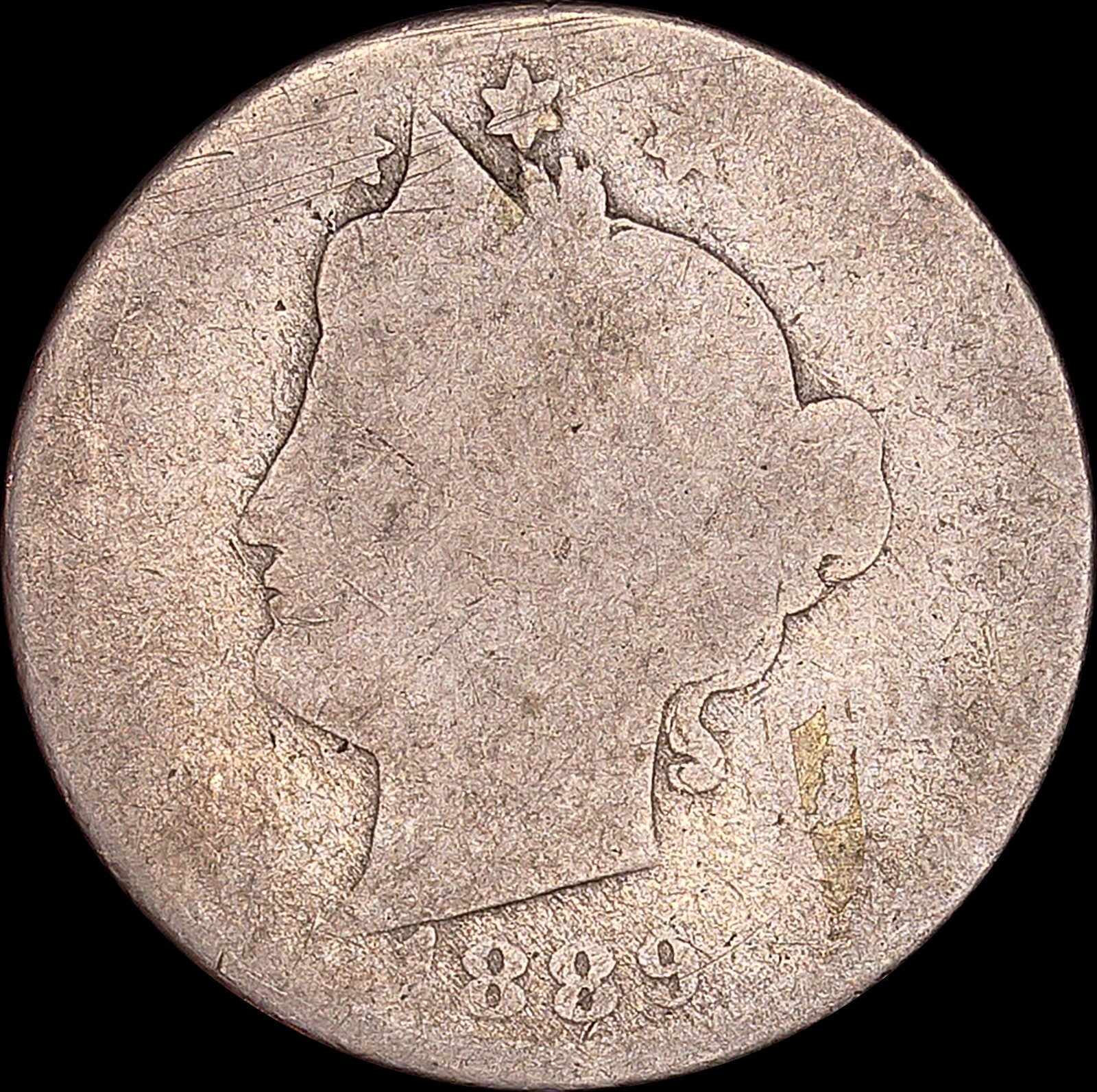1889 5C Liberty Head \