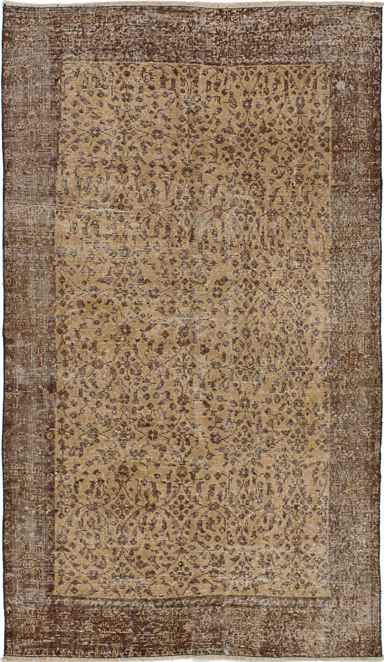 Vintage Hand-Knotted Area Rug 4\'1\
