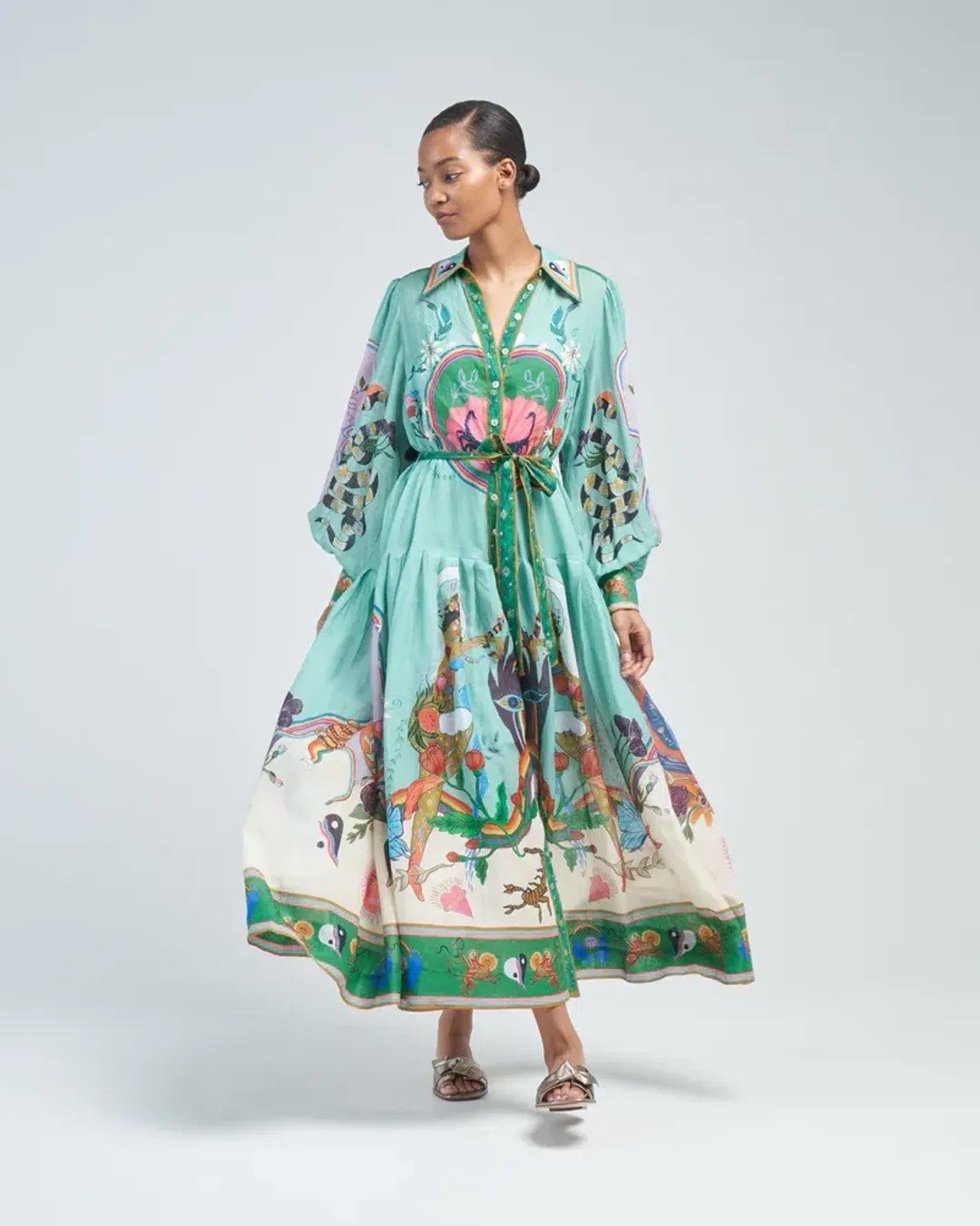 RARE Alemais Evergreen Ramie Midi Shirt Dress Shirtdress AU 12 US 8 Authentic RARE Alemais Evergreen Ramie Midi Shirt Dress Shirtdress AU 12 US 8 Authentic