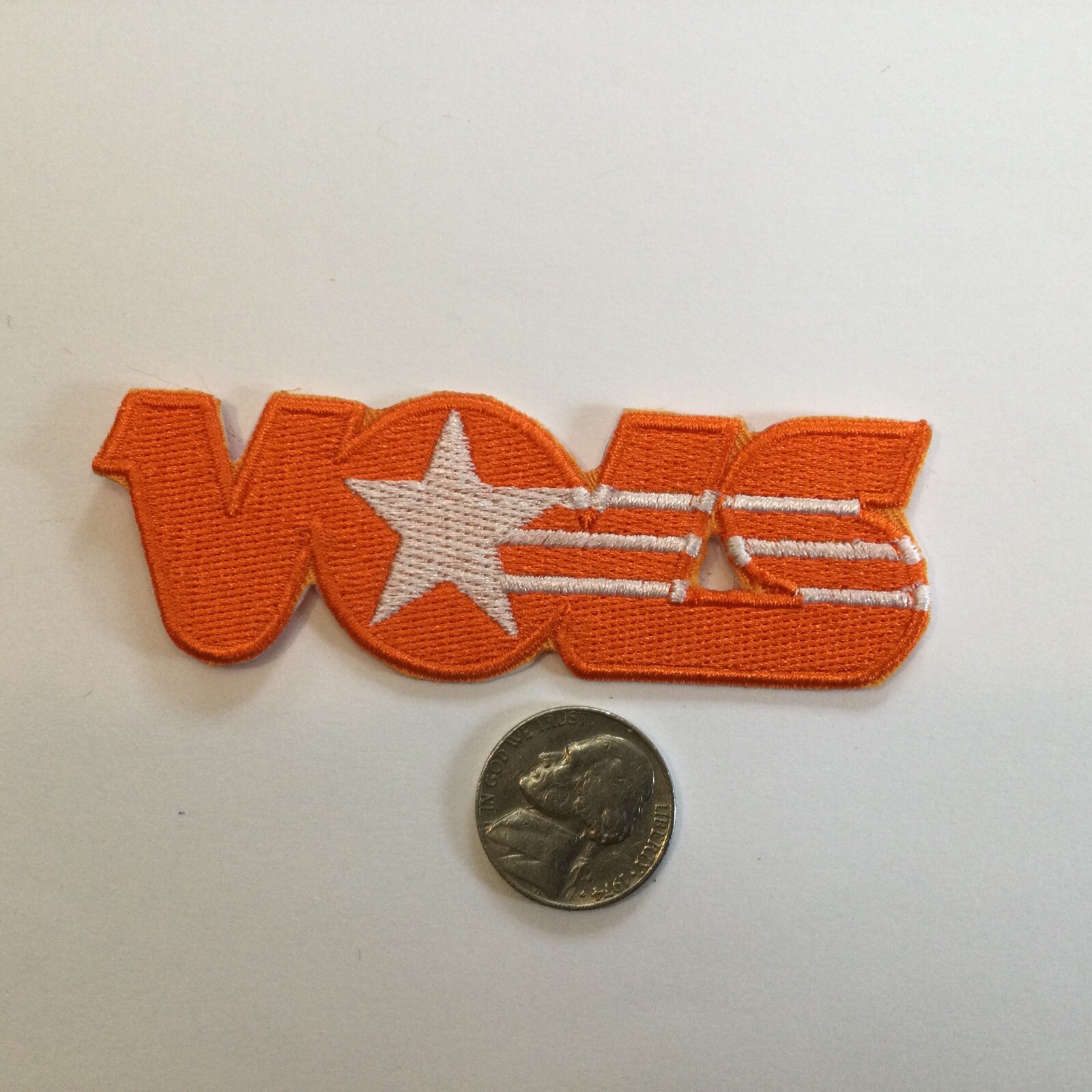 Tennessee volunteersVintage VOLS Embroidered Iron On Patch 3.5” X 1” Tennessee volunteersVintage VOLS Embroidered Iron On Patch 3.5” X 1”