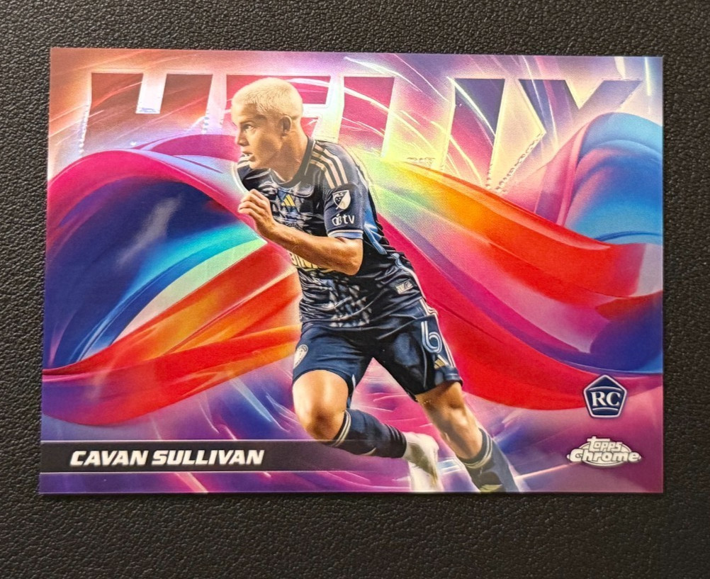 Topps 2025 Topps Chrome MLS Helix Cavan Sullivan #HX-4 Philadelphia Union Topps 2025 Topps Chrome MLS Helix Cavan Sullivan #HX-4 Philadelphia Union