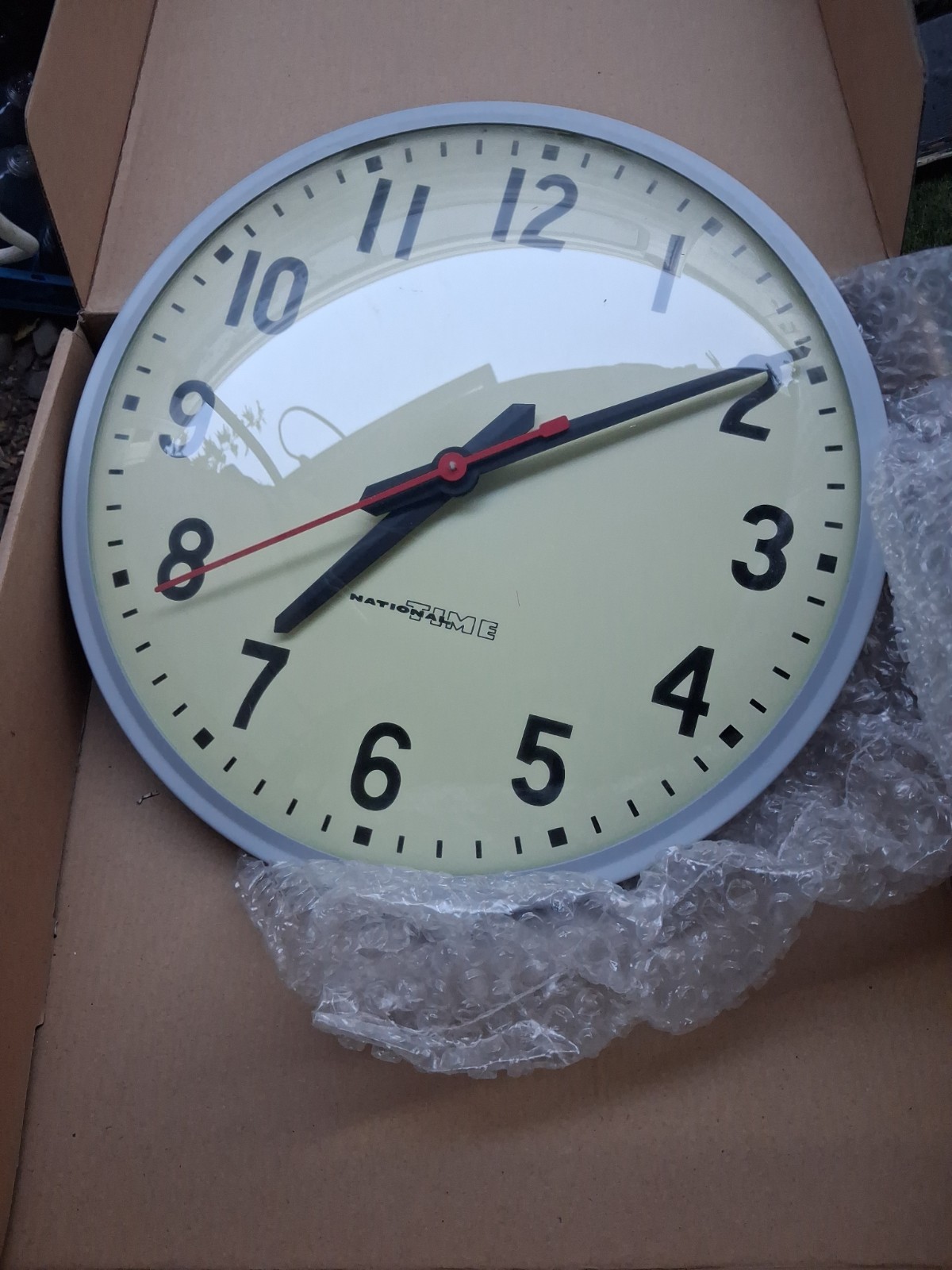 Hard Wired Wall Clock Commercial Quality