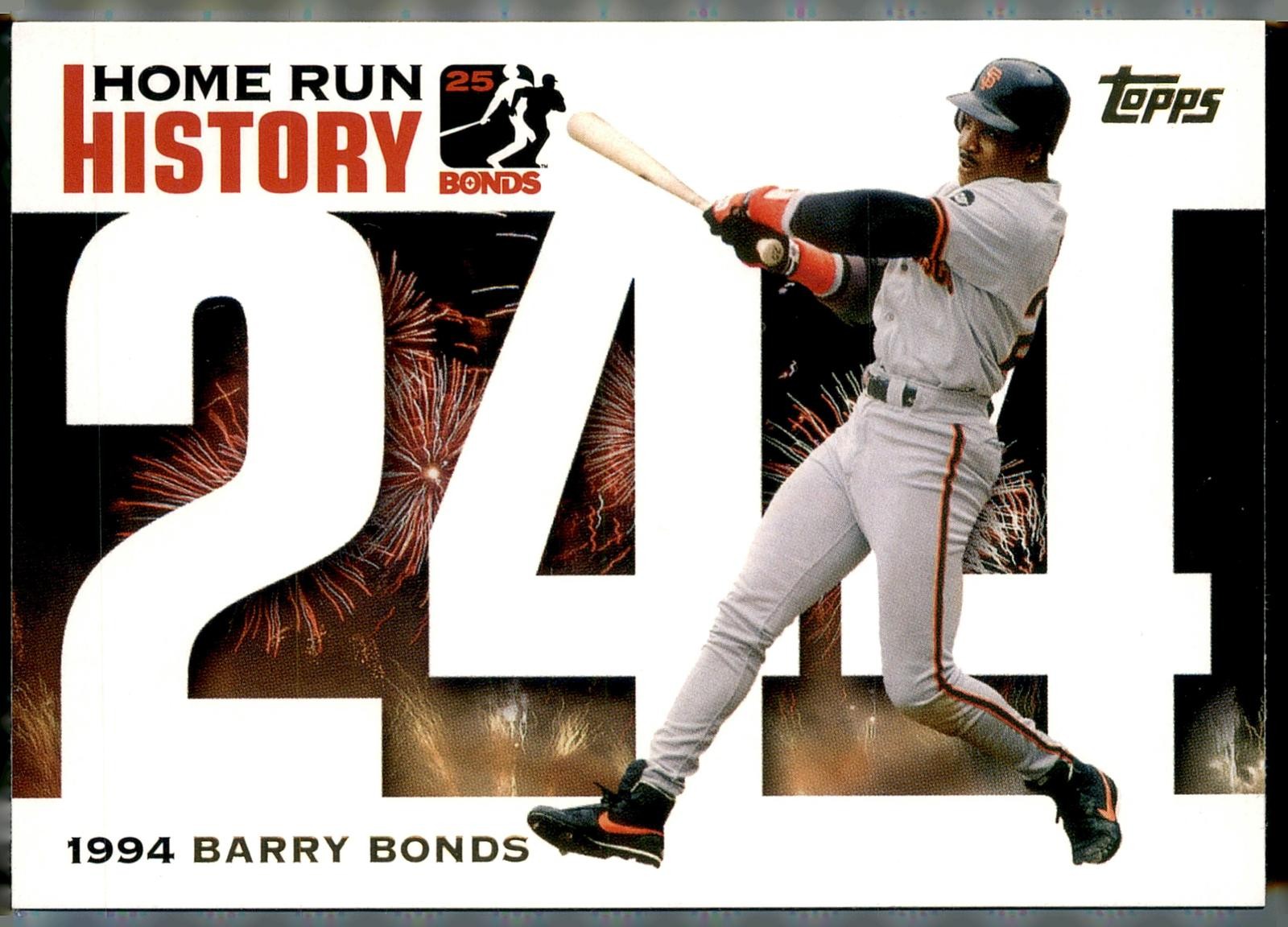 2005 Topps #BB 244 Barry Bonds Barry Bonds Home Run History