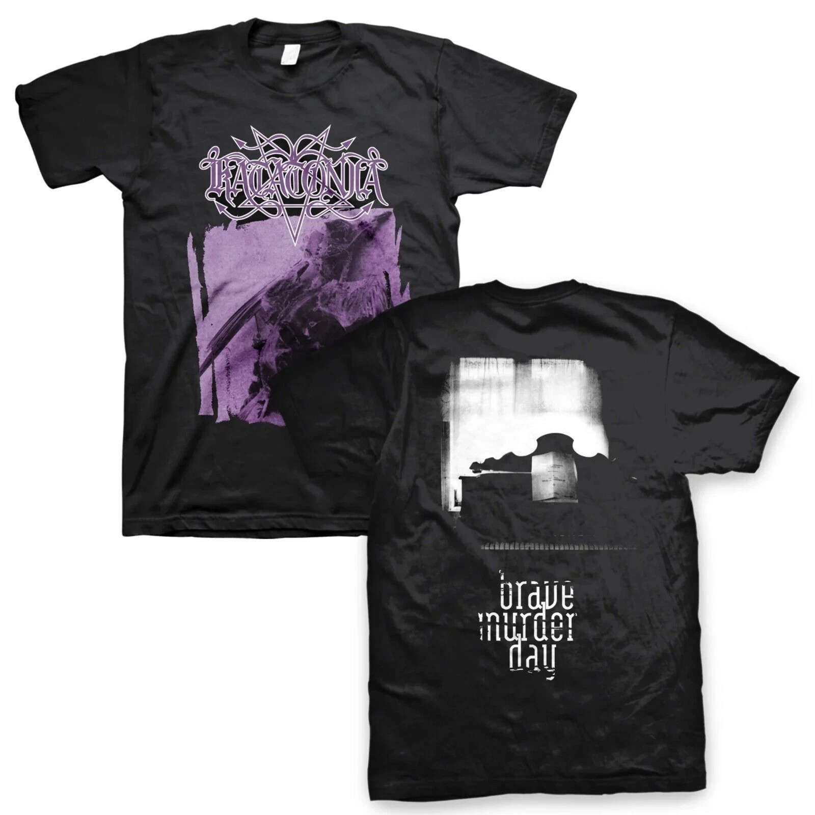 KATATONIA cd cvr BRAVE MURDER DAY Official SHIRT XXL New dance december sky void KATATONIA cd cvr BRAVE MURDER DAY Official SHIRT XXL New dance december sky void