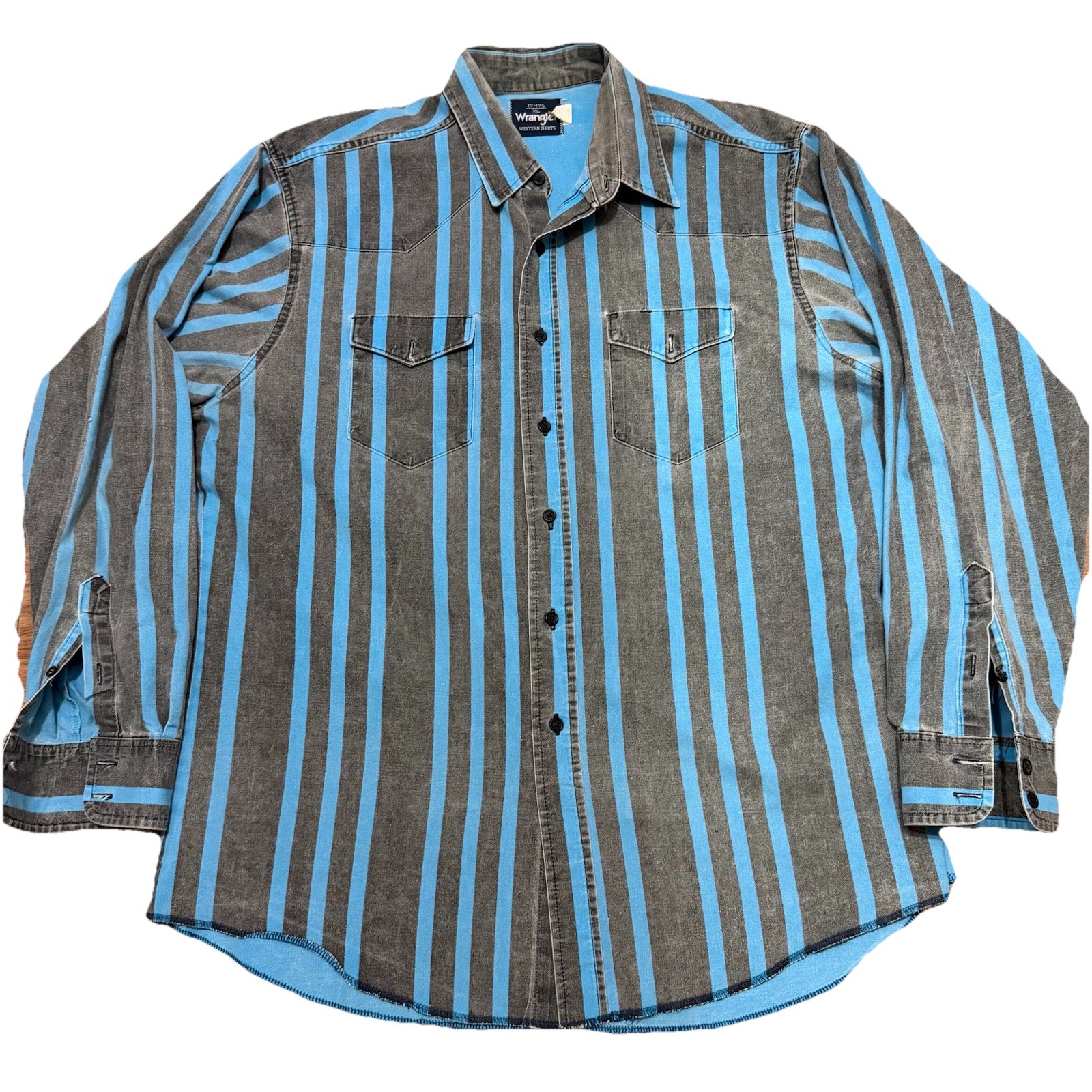 VTG Wrangler Brushpopper western Size XL 17- 17 1/2