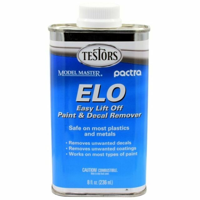 Testors F542143 8 OZ Easy Lift-Off (ELO) Paint & Decal Remover