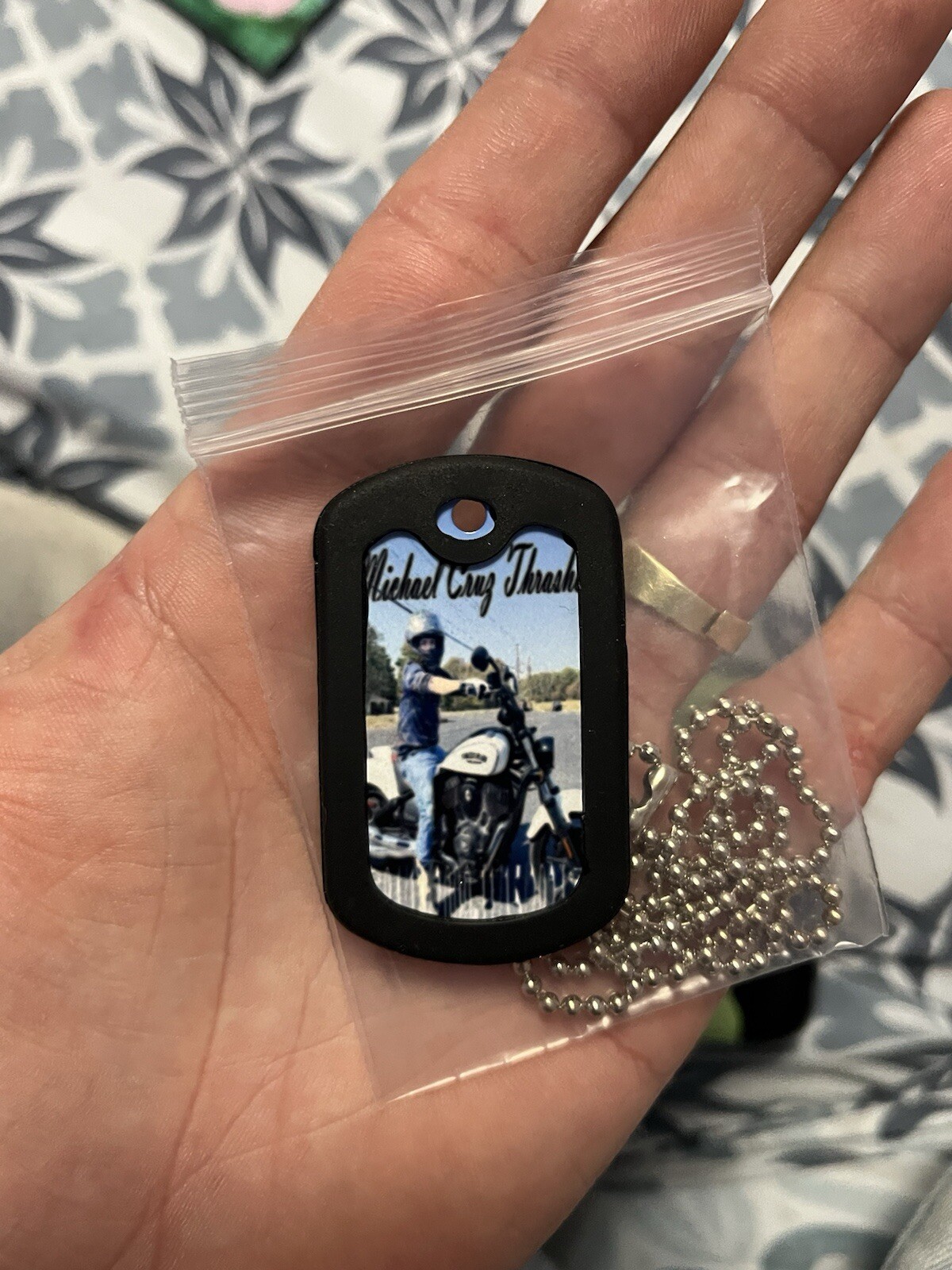 Custom DogTag With Your Choice Of Image (front&back) Custom DogTag With Your Choice Of Image (front&back)