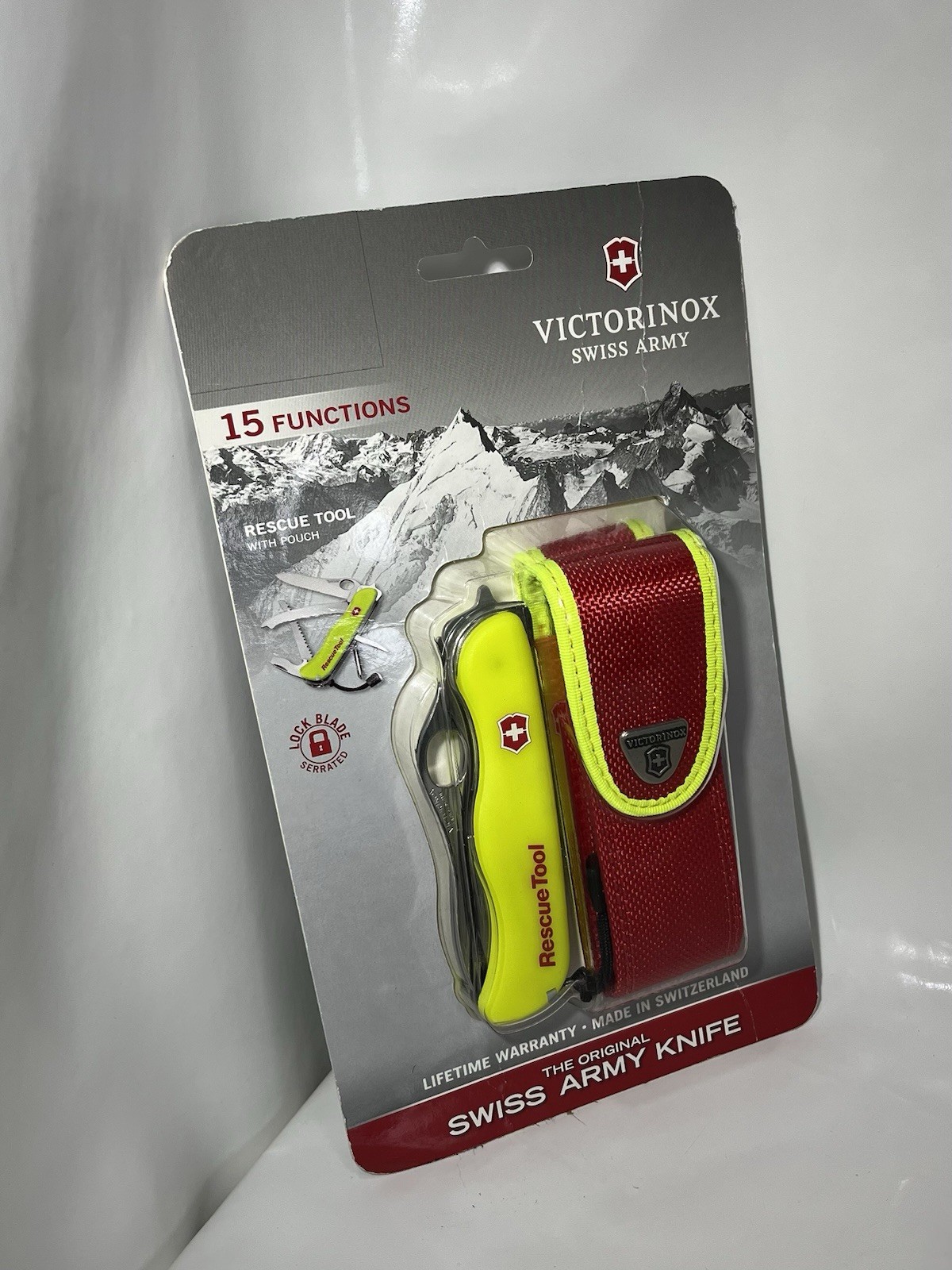 NEW SEALED Victorinox Swiss Army Knife RESCUE TOOL MW Yellow Pouch 0.8623.MWN NEW SEALED Victorinox Swiss Army Knife RESCUE TOOL MW Yellow Pouch 0.8623.MWN