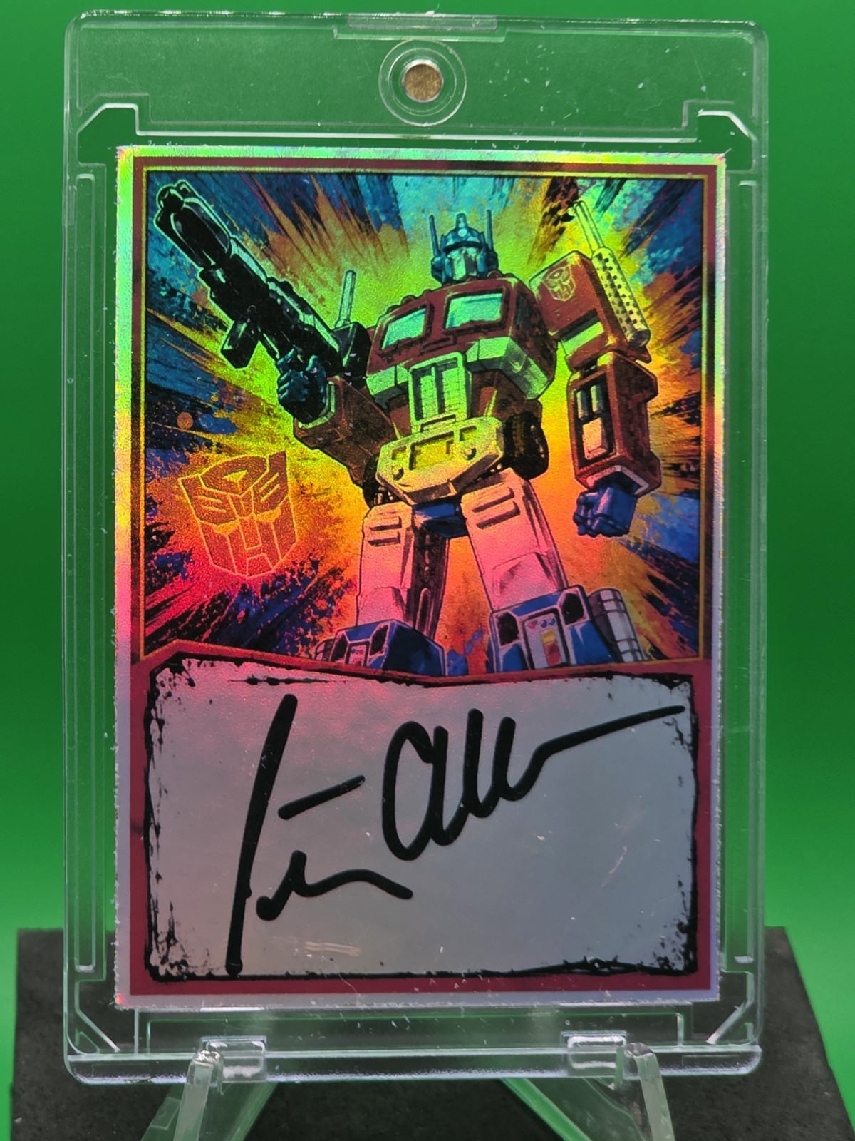 PETER CULLEN OPTIMUS PRIME FACSIMILE AUTOGRAPH CUSTOM HOLO WARROOM KUSTOMZ PETER CULLEN OPTIMUS PRIME FACSIMILE AUTOGRAPH CUSTOM HOLO WARROOM KUSTOMZ