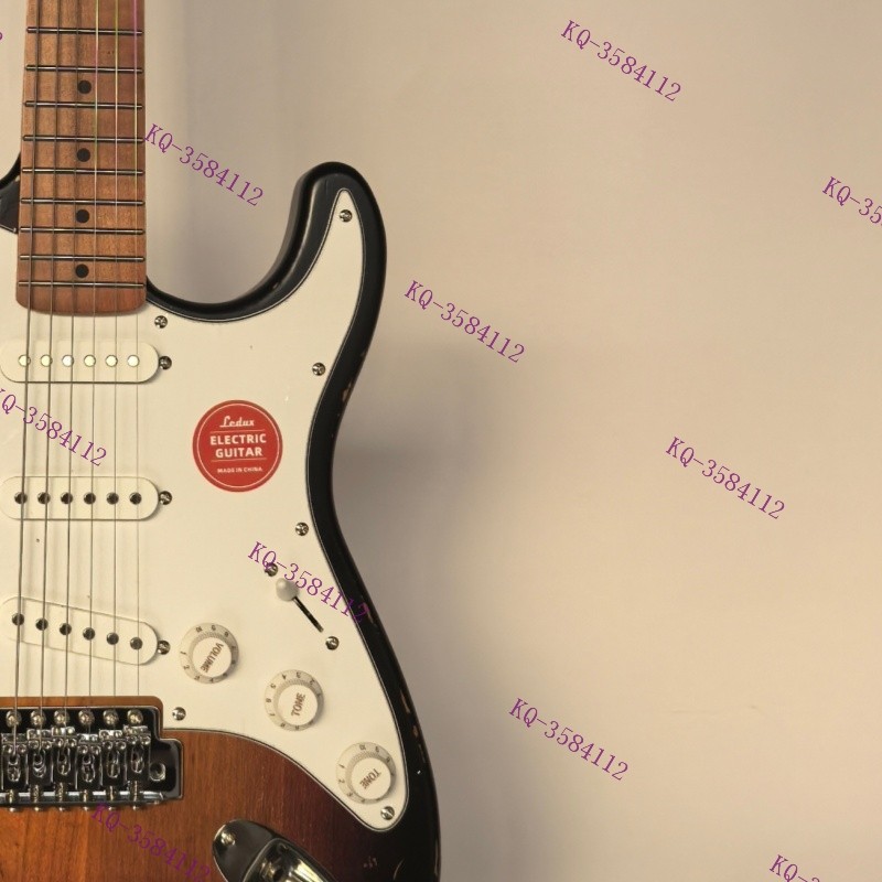 Solid Body Electric Guitar Stainless Steel Rounded Frets Aged Brown US US Stock Solid Body Electric Guitar Stainless Steel Rounded Frets Aged Brown US US Stock