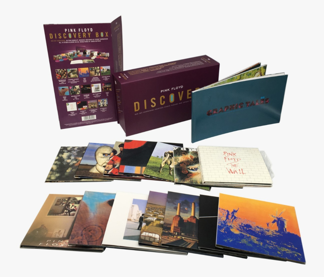 Pink Floyd Discovery include 14 Studio Album & 60 Page Book 16CD Box Set Pink Floyd Discovery include 14 Studio Album & 60 Page Book 16CD Box Set