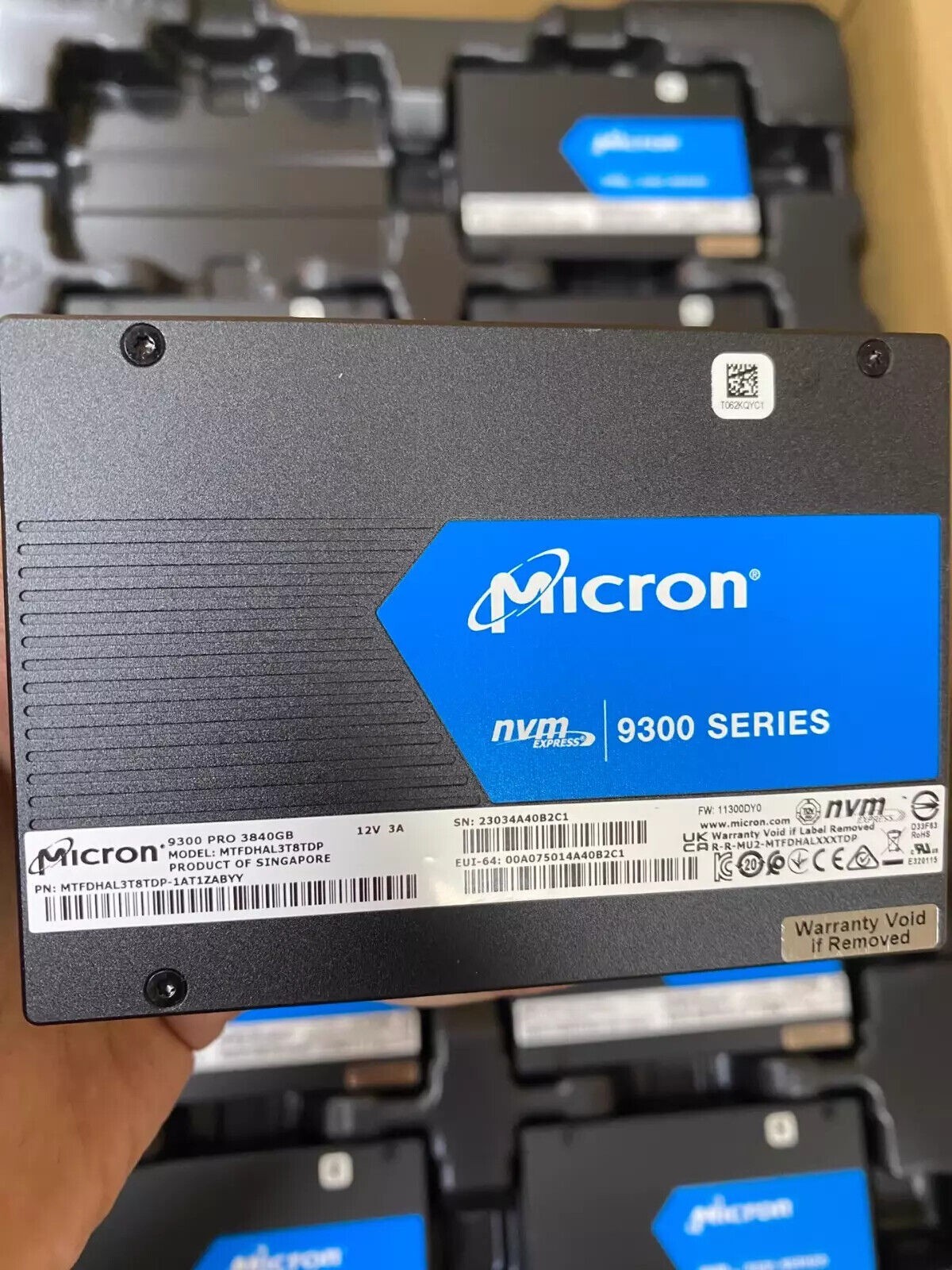 1pcs Micron 9300 PRO 3.84TB SSD 2.5