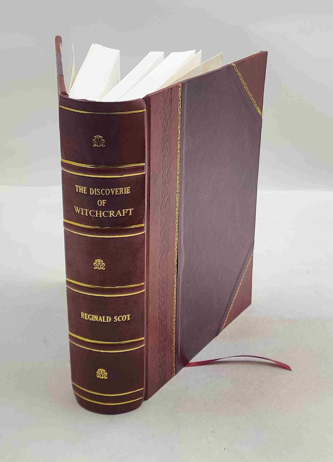 The discoverie of witchcraft 1886 by Reginald Scot, Brinsley Nic [Leather Bound]